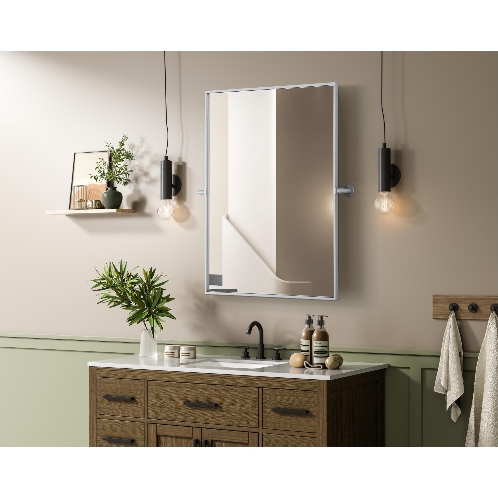 Amoura 36 Inch Deocrative Mirror by Elegant Dcor