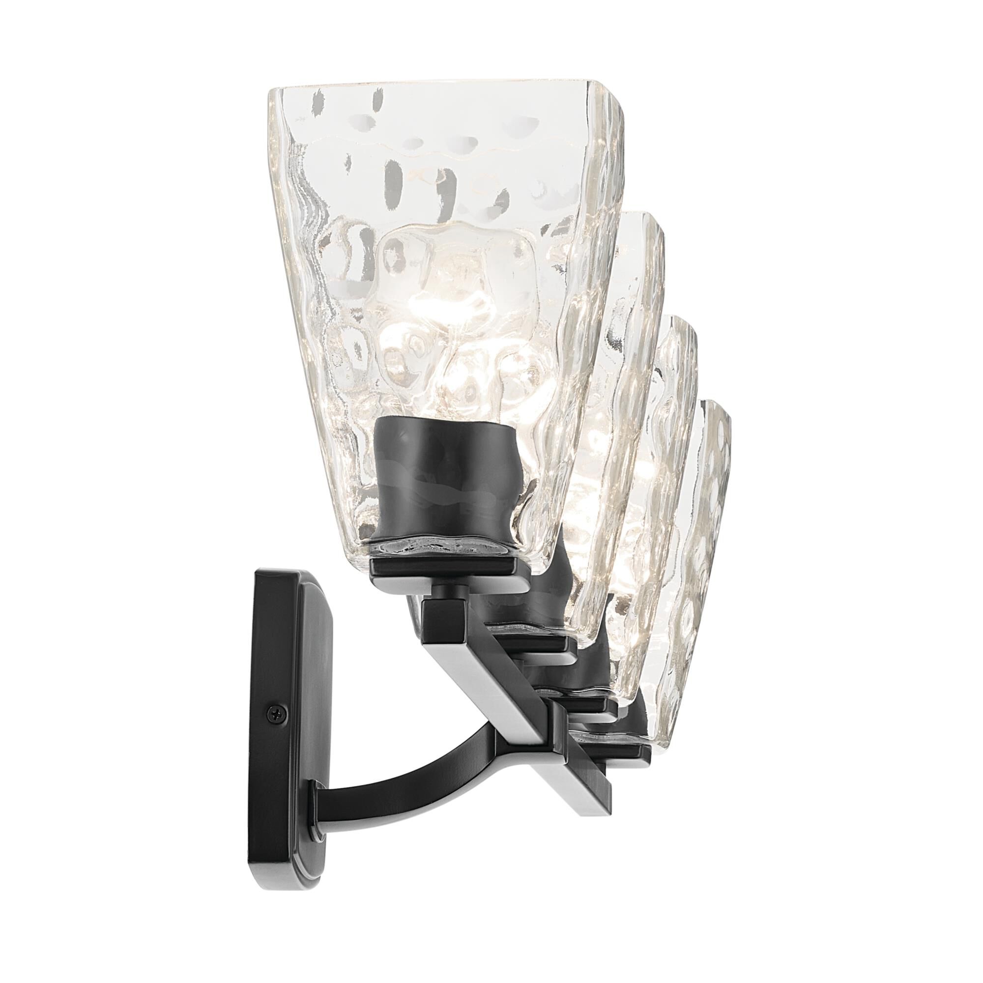 Shown in Black finish and Clear Water glass