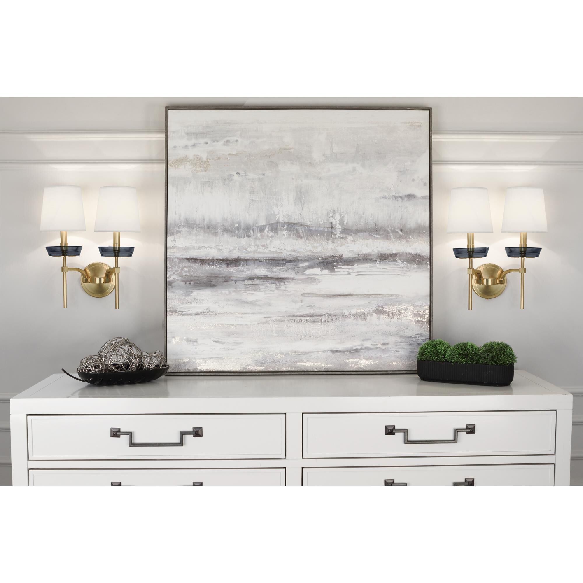 Cristallo 18 Inch Wall Sconce by Robert Abbey