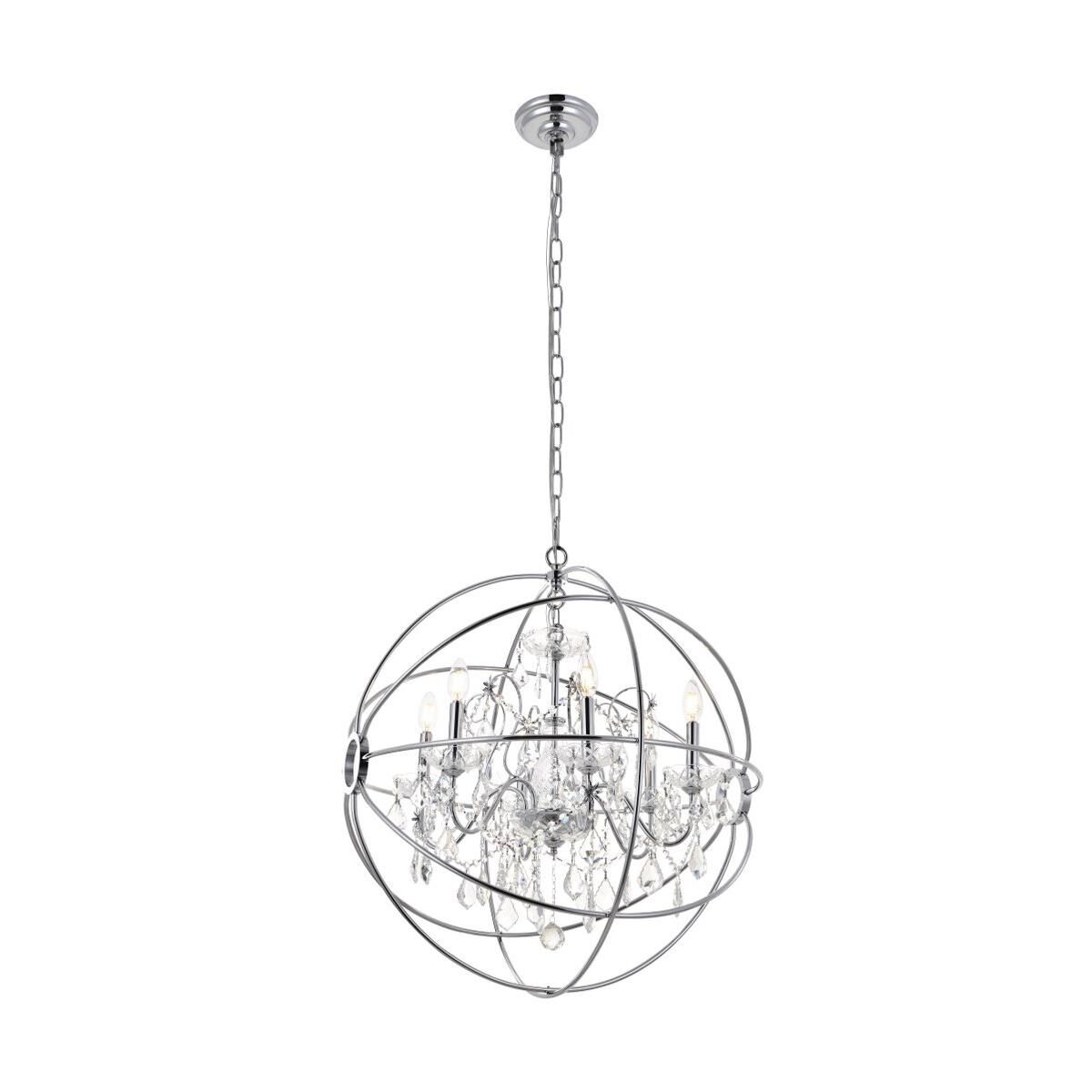 Cordelia 25 Inch Large Pendant by Elegant Lighting