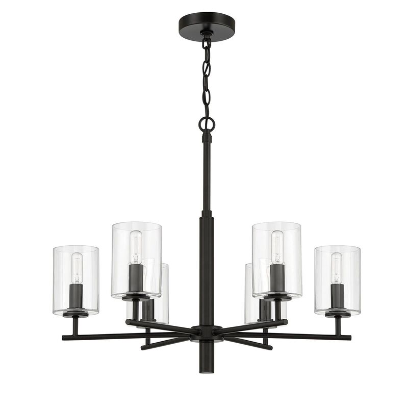 Hailie 26 Inch 6 Light Chandelier by Craftmade