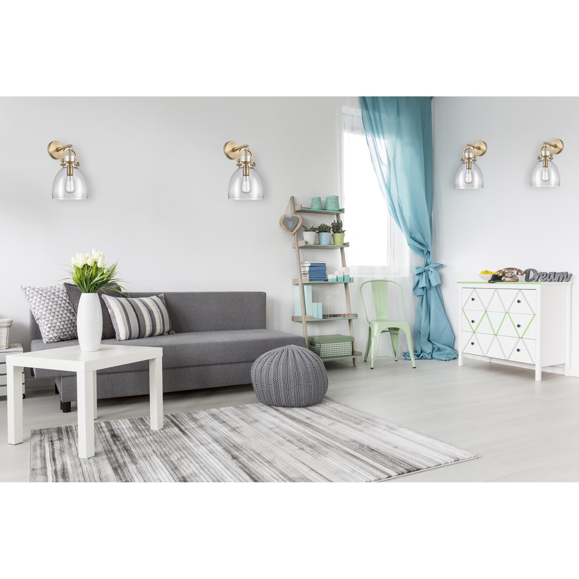 Bruno Marashlian Newton Bell 14 Inch Wall Sconce by Innovations Lighting