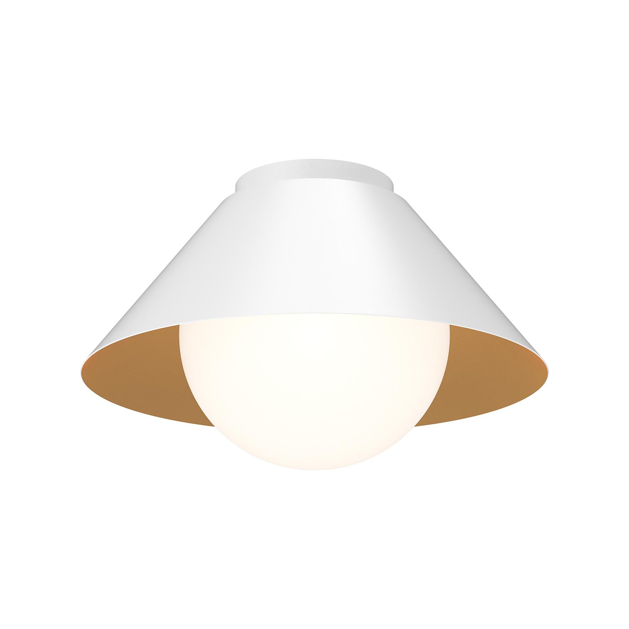 Shown in White/Opal Glass finish