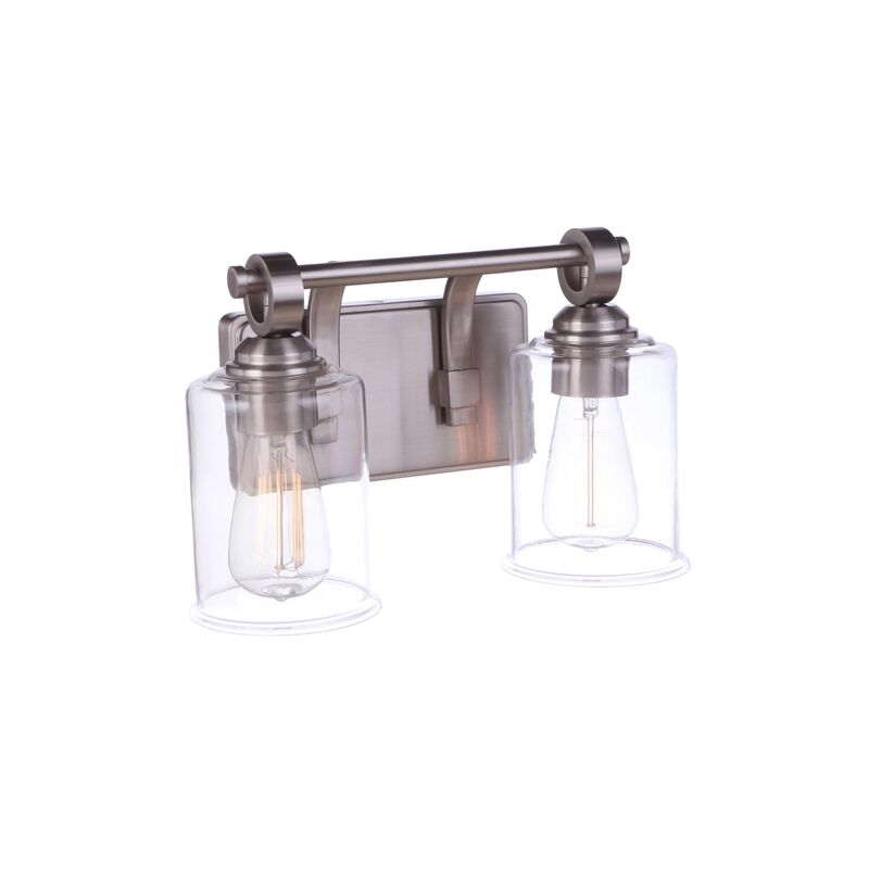 Romero 13 Inch 2 Light Bath Vanity Light by Craftmade