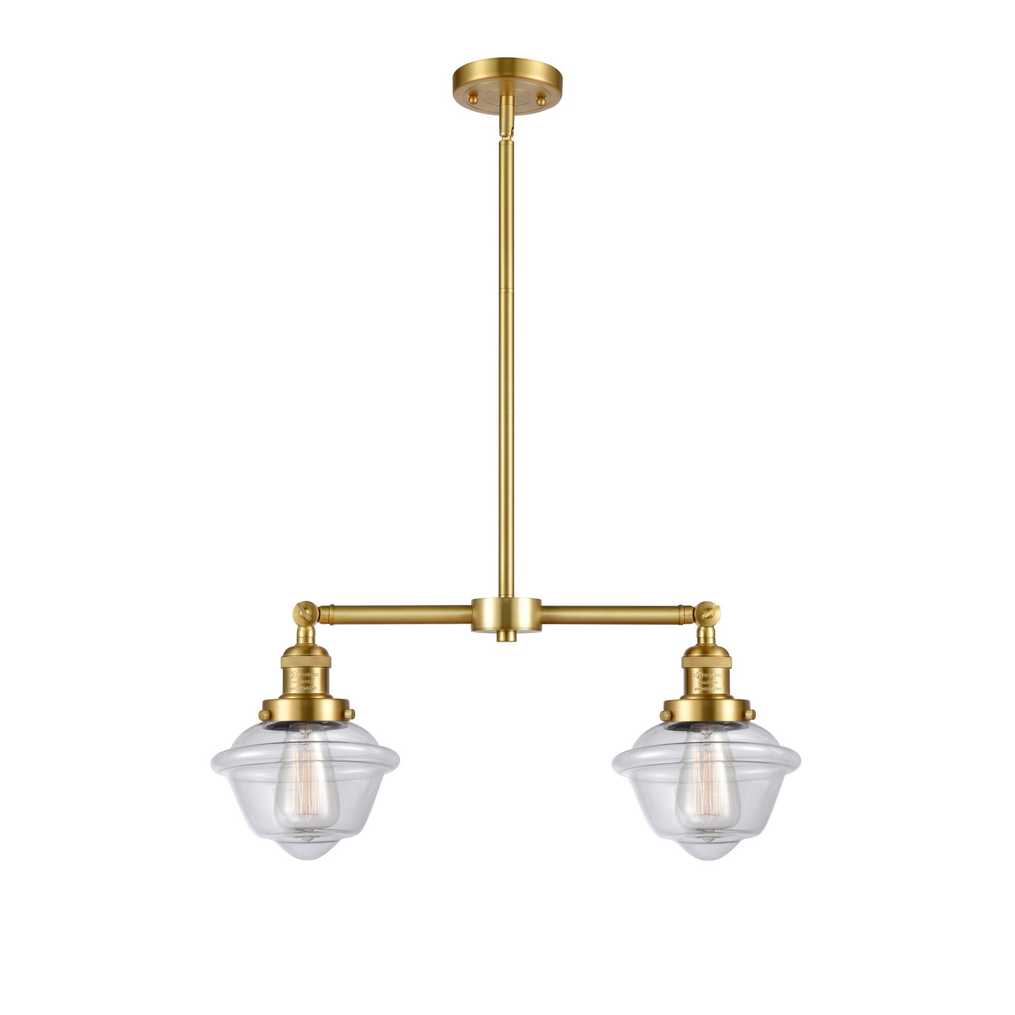 Bruno Marashlian Small Oxford 24 Inch 2 Light Chandelier by Innovations Lighting