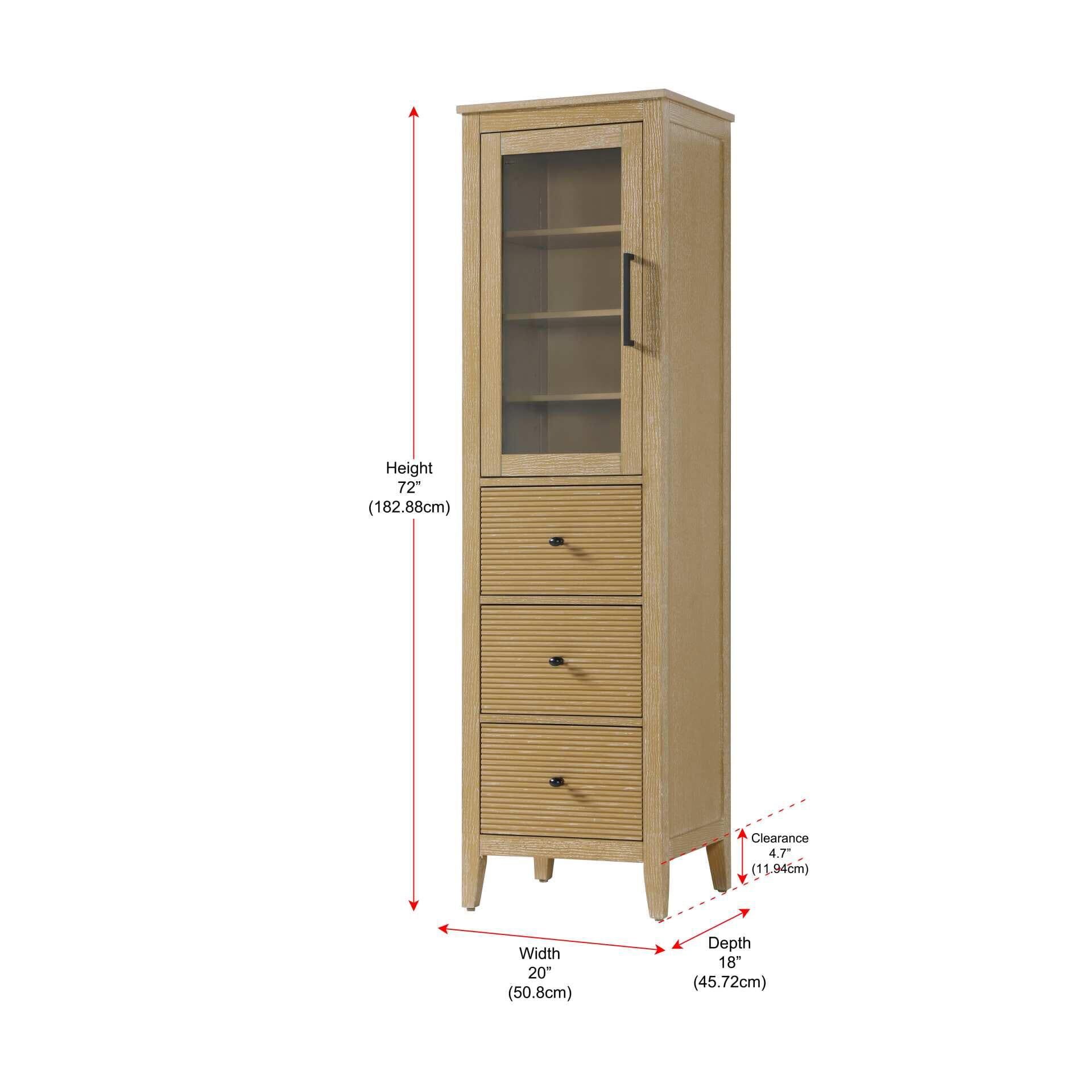 Blakely 72 Inch Storage Cabinet by Elegant Decor