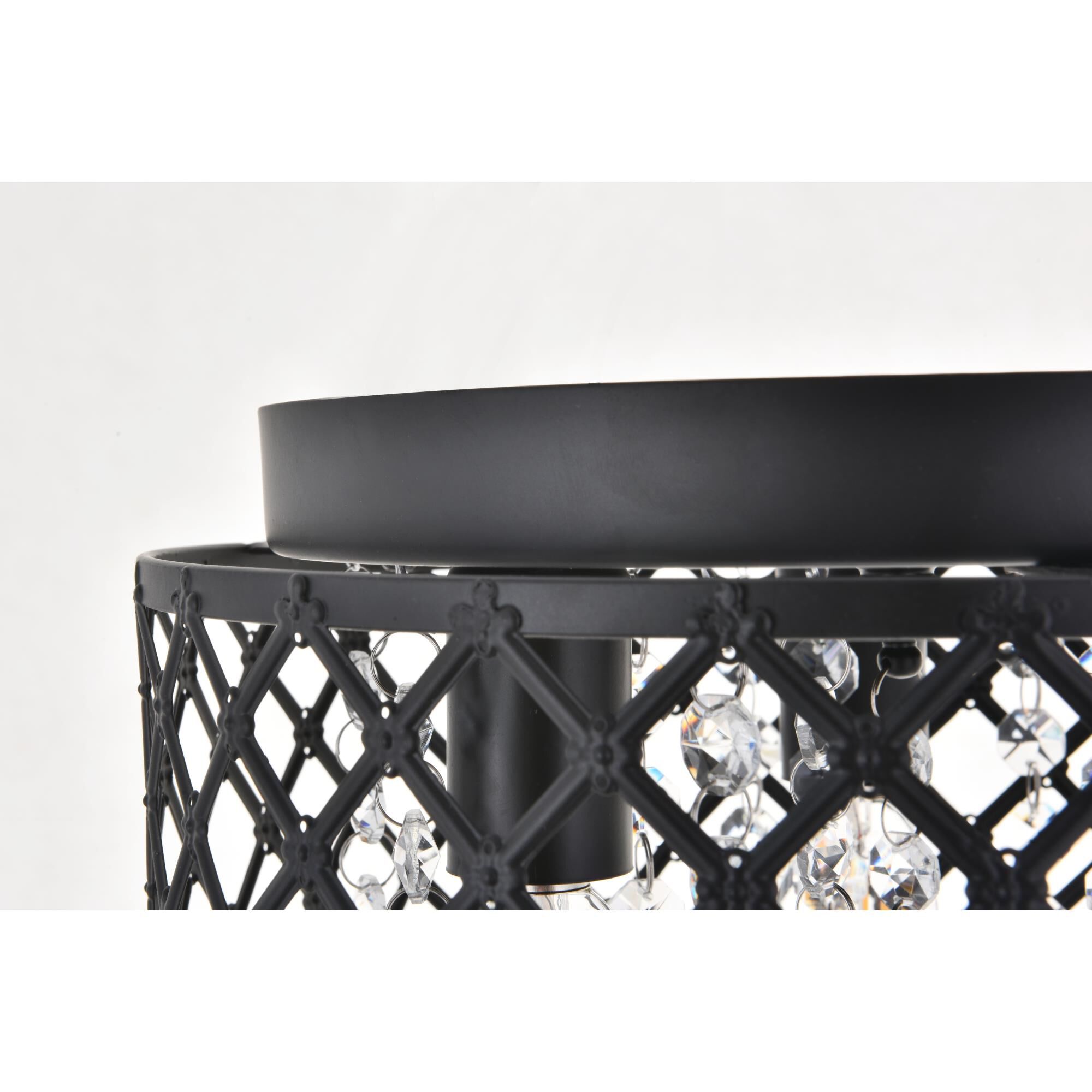 Tully 10 Inch 3 Light Flush Mount by Elegant Lighting