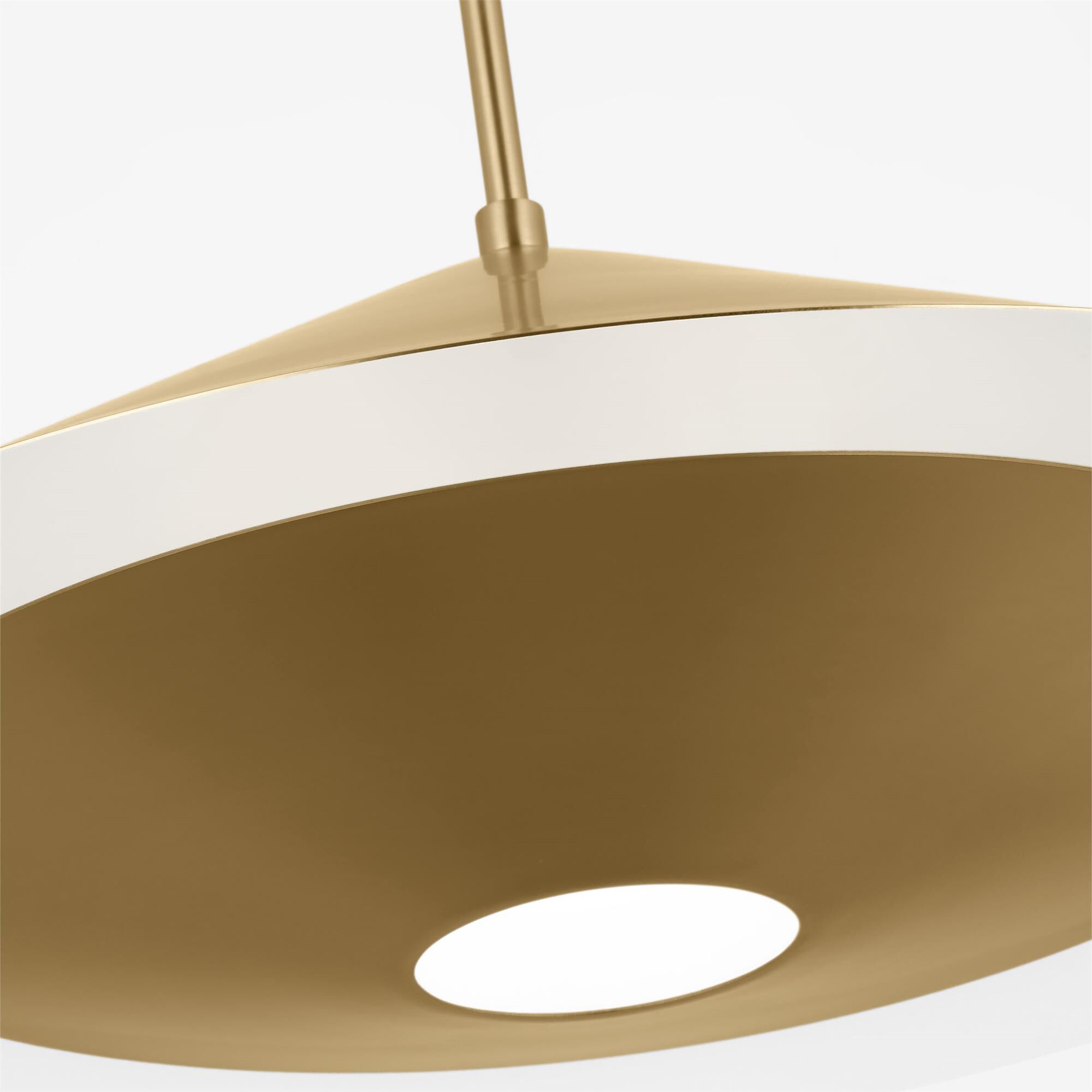 Shown in Burnished Brass finish and Sandblast Inside and Clear Outside glass
