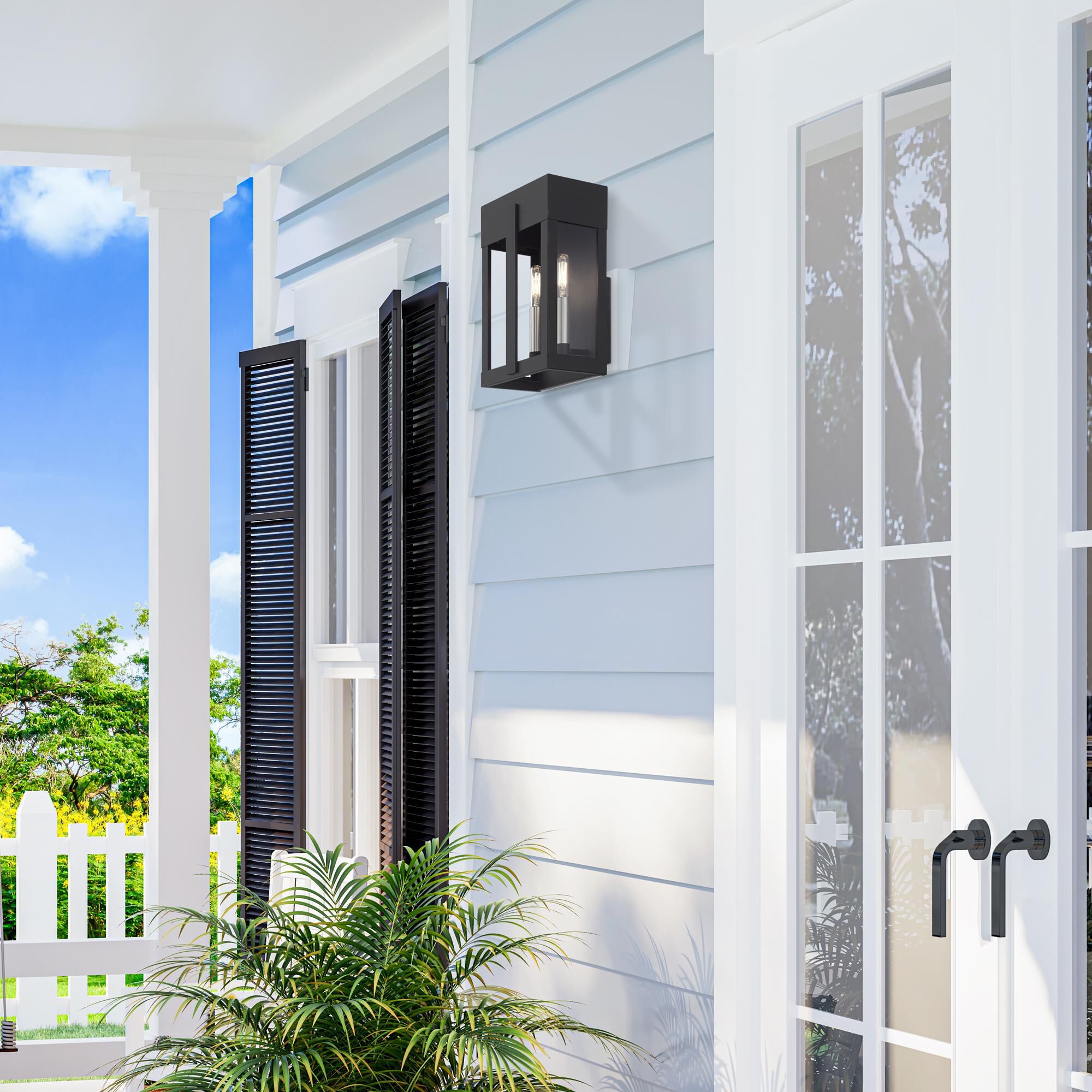 Berksford 7 Inch Outdoor Wall Light by Livex Lighting