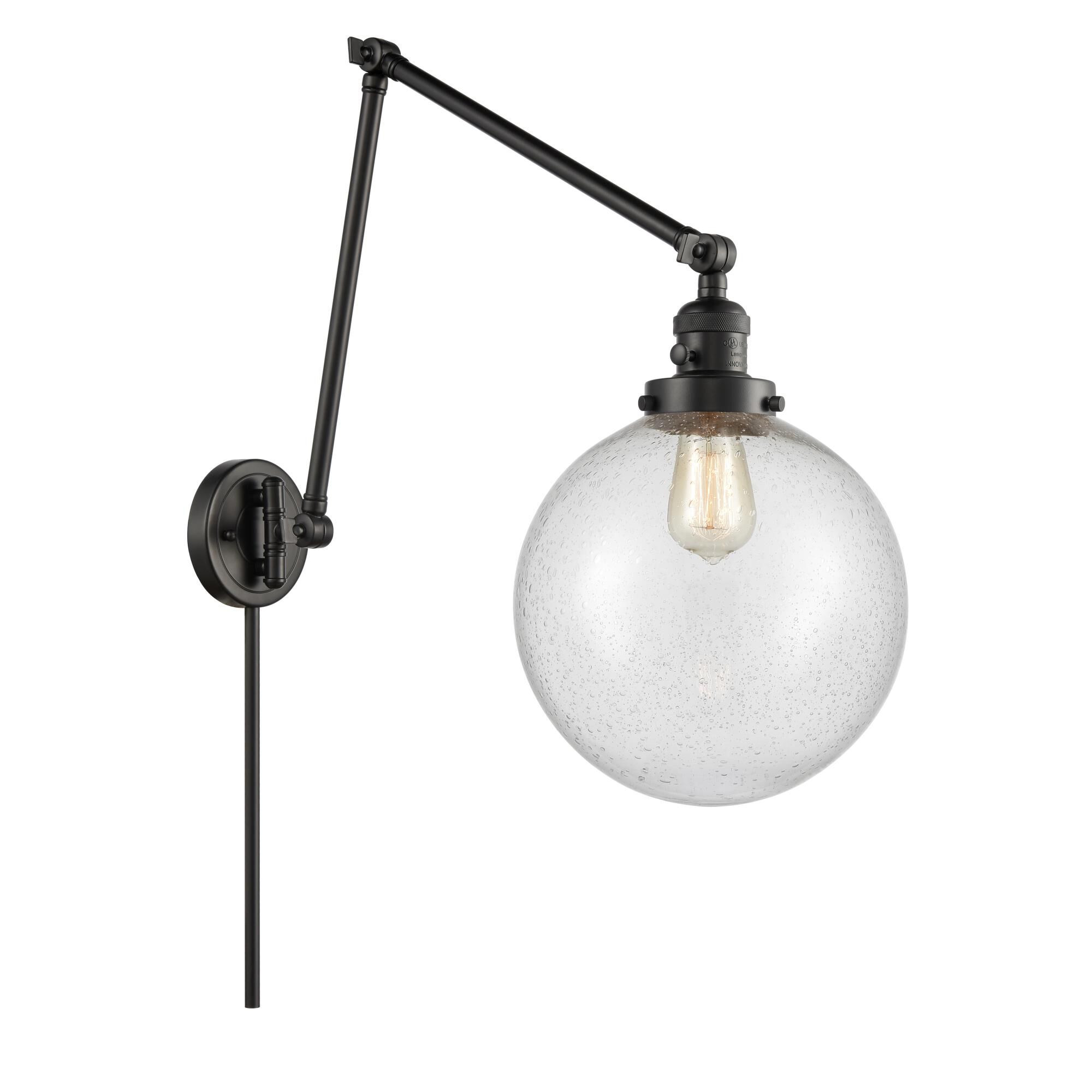 Bruno Marashlian Extra Large Beacon Wall Swing Lamp by Innovations Lighting