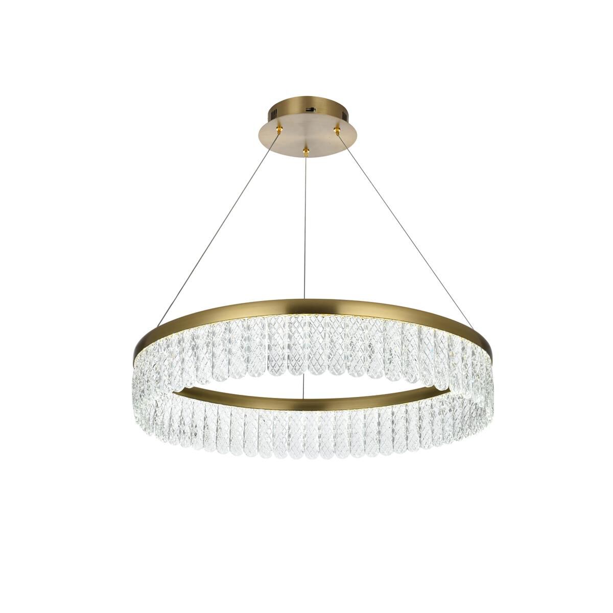 Rune 24 Inch Chandelier by Elegant Lighting