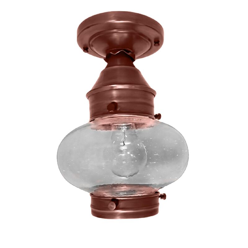 Onion 7 Inch Outdoor Flush Mount by Northeast Lantern