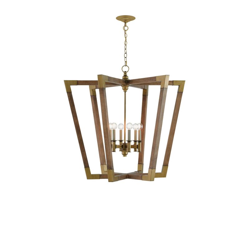 Bastian Chandelier 6 Light Chandelier by Currey and Company
