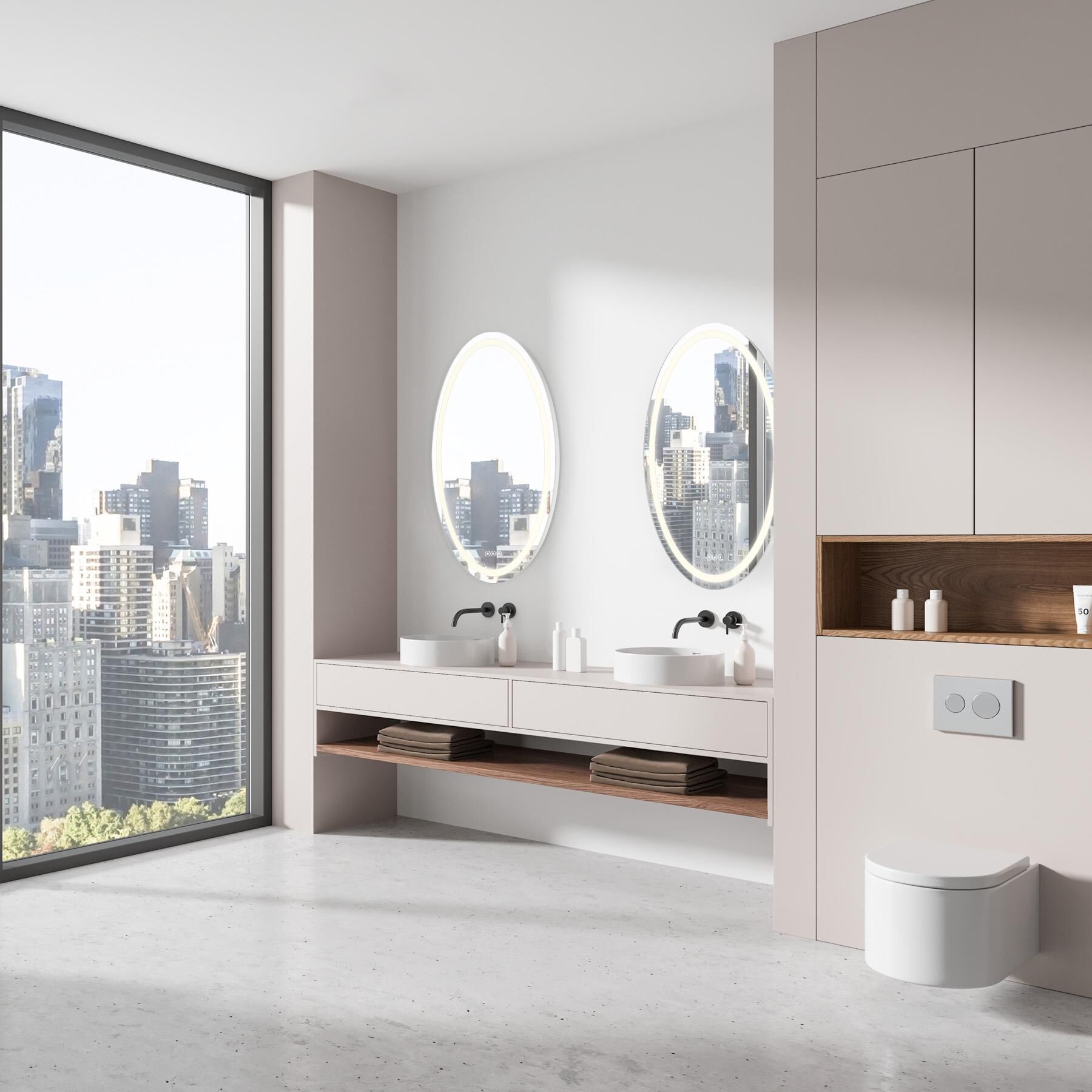 Oneida 24 Inch LED Lighted Mirror by Savoy House