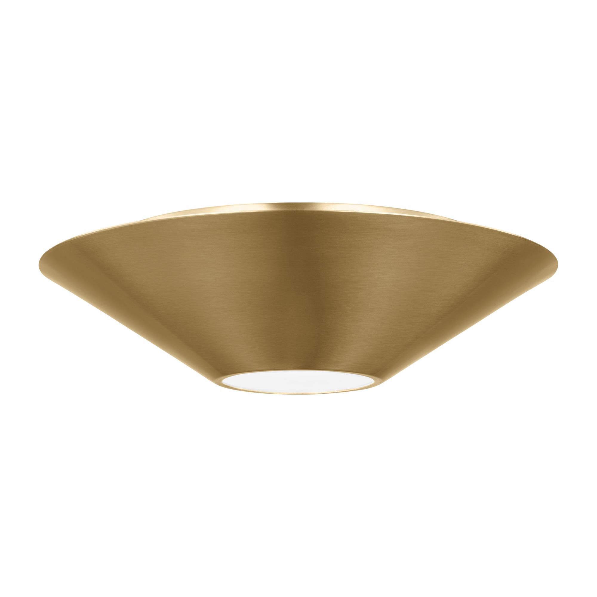Shown in Burnished Brass finish and Sandblast Inside and Clear Outside glass