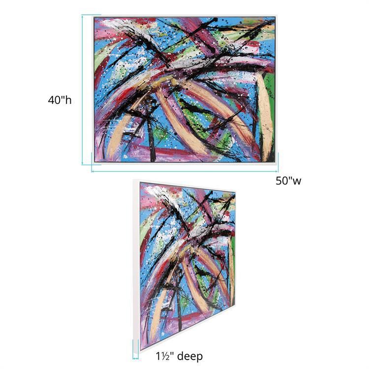 Shown in Multi Colored Paint finish