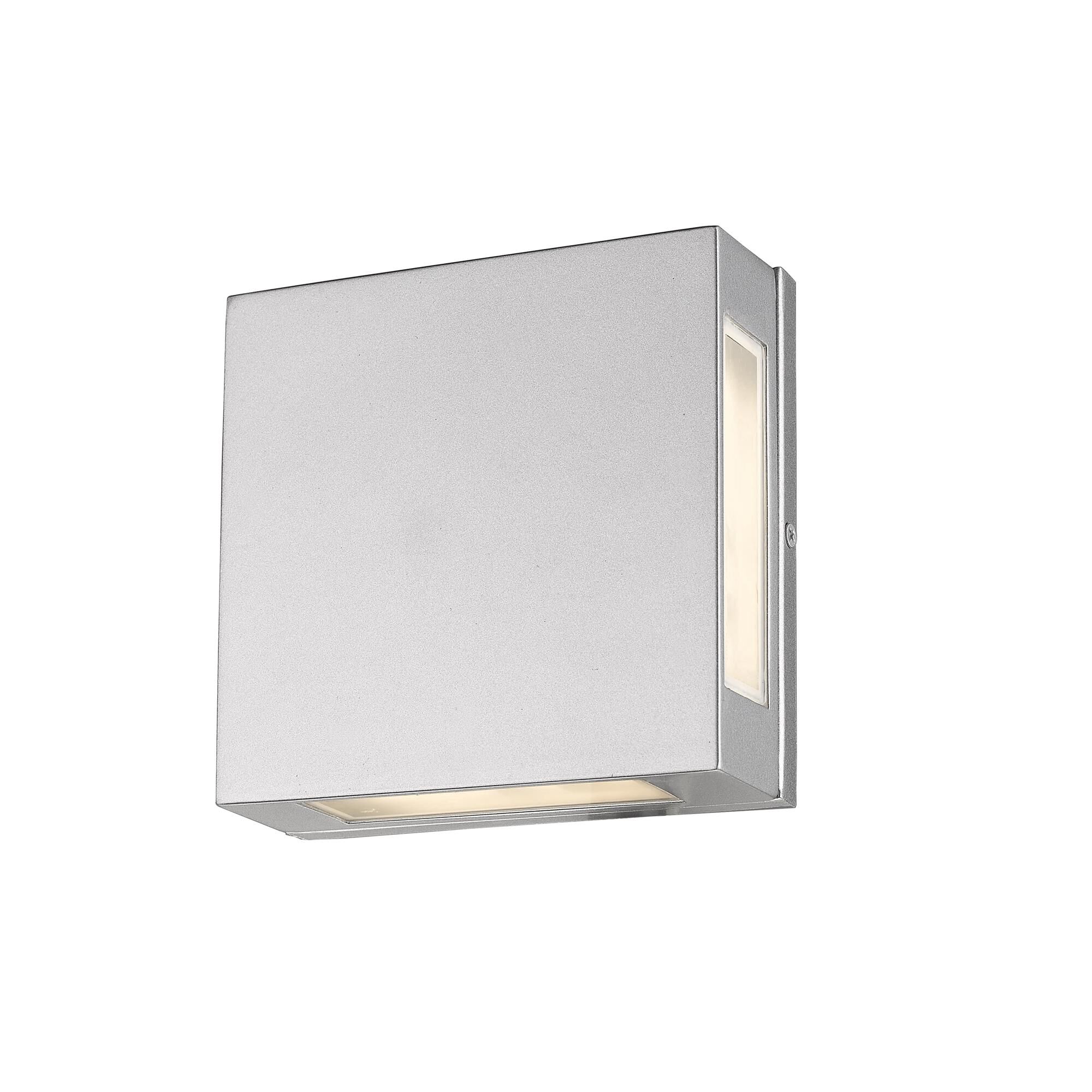 Shown in Silver finish and Glass shade