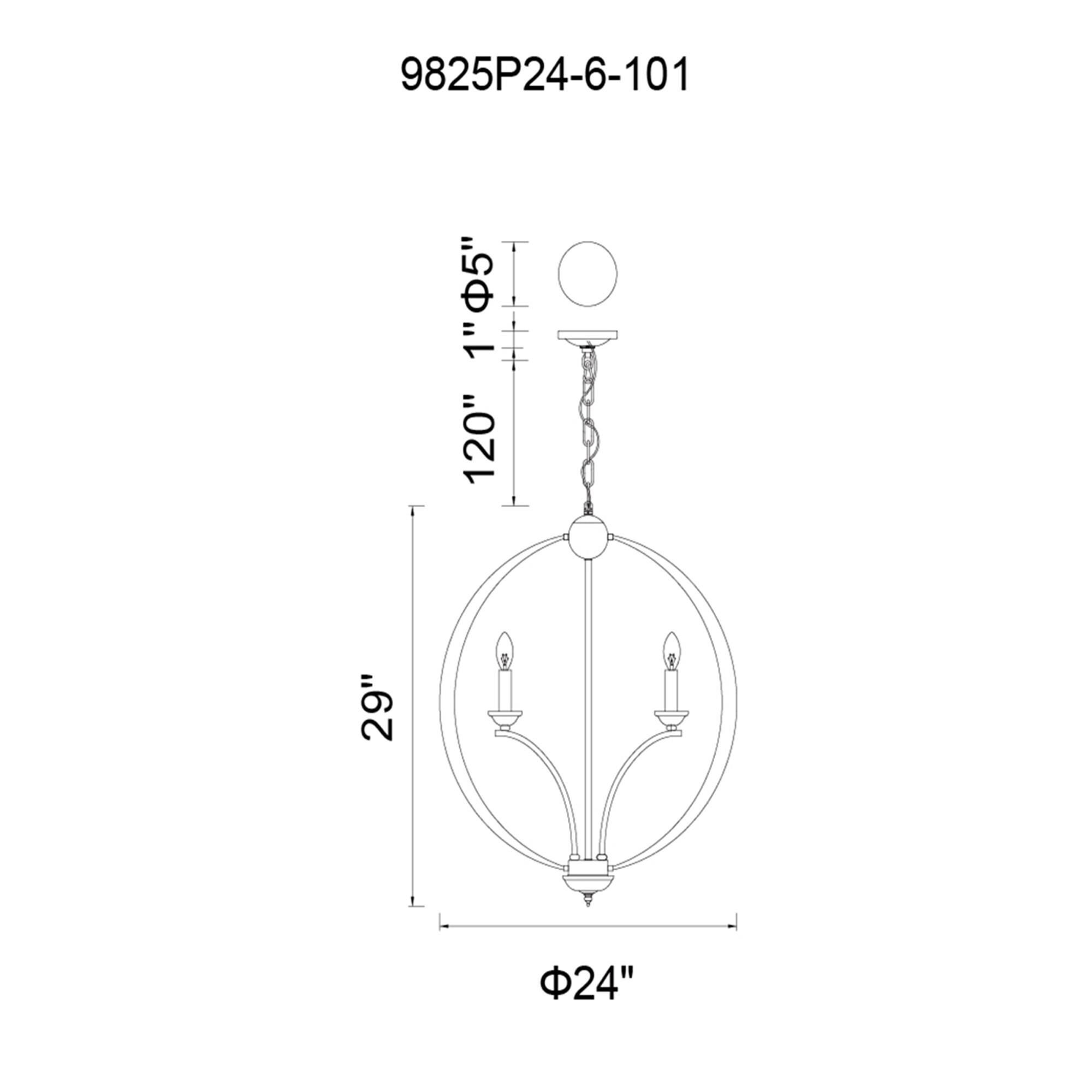 Drift 24 Inch Large Pendant by CWI Lighting