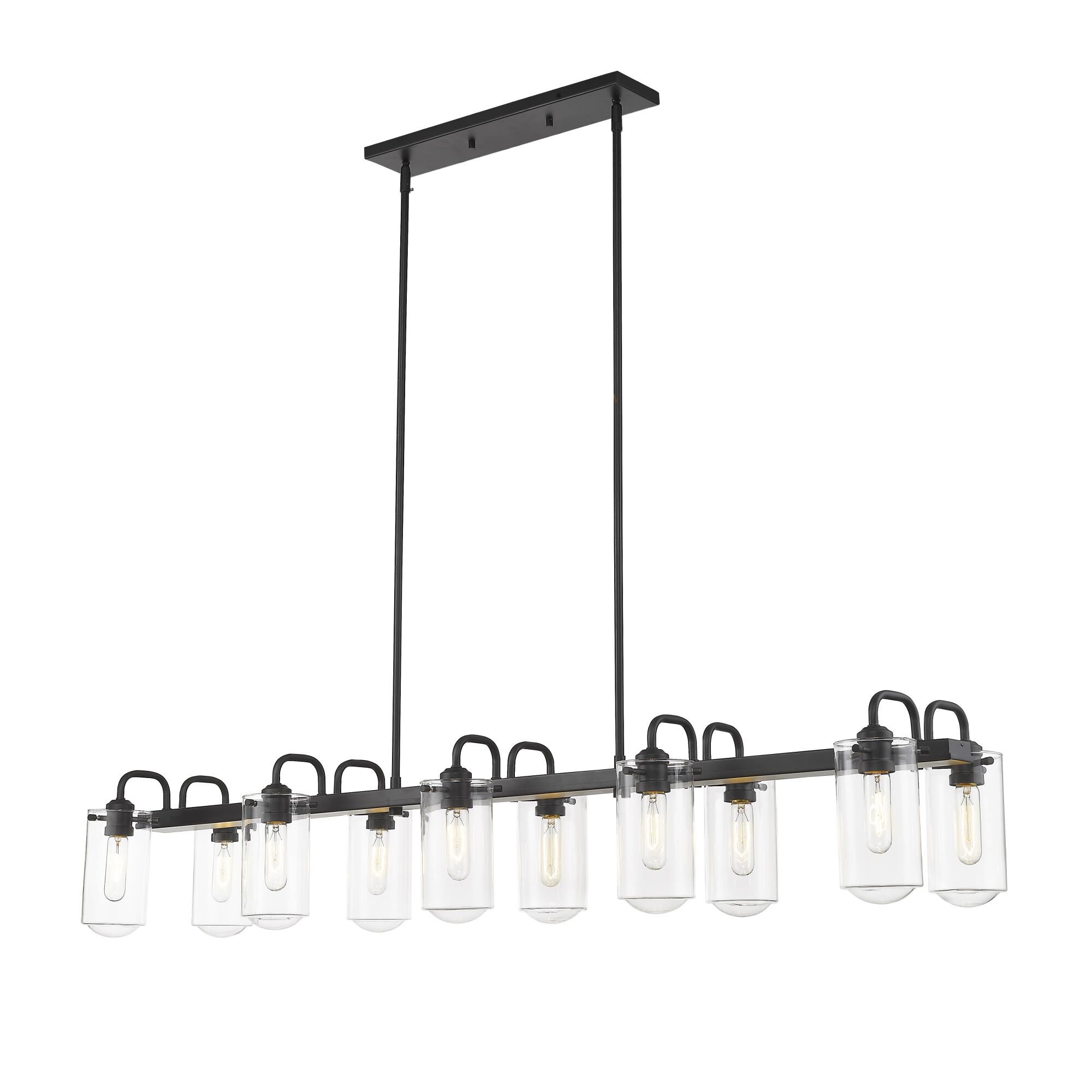 Delaney 56 Inch 10 Light Linear Suspension Light by Z-Lite