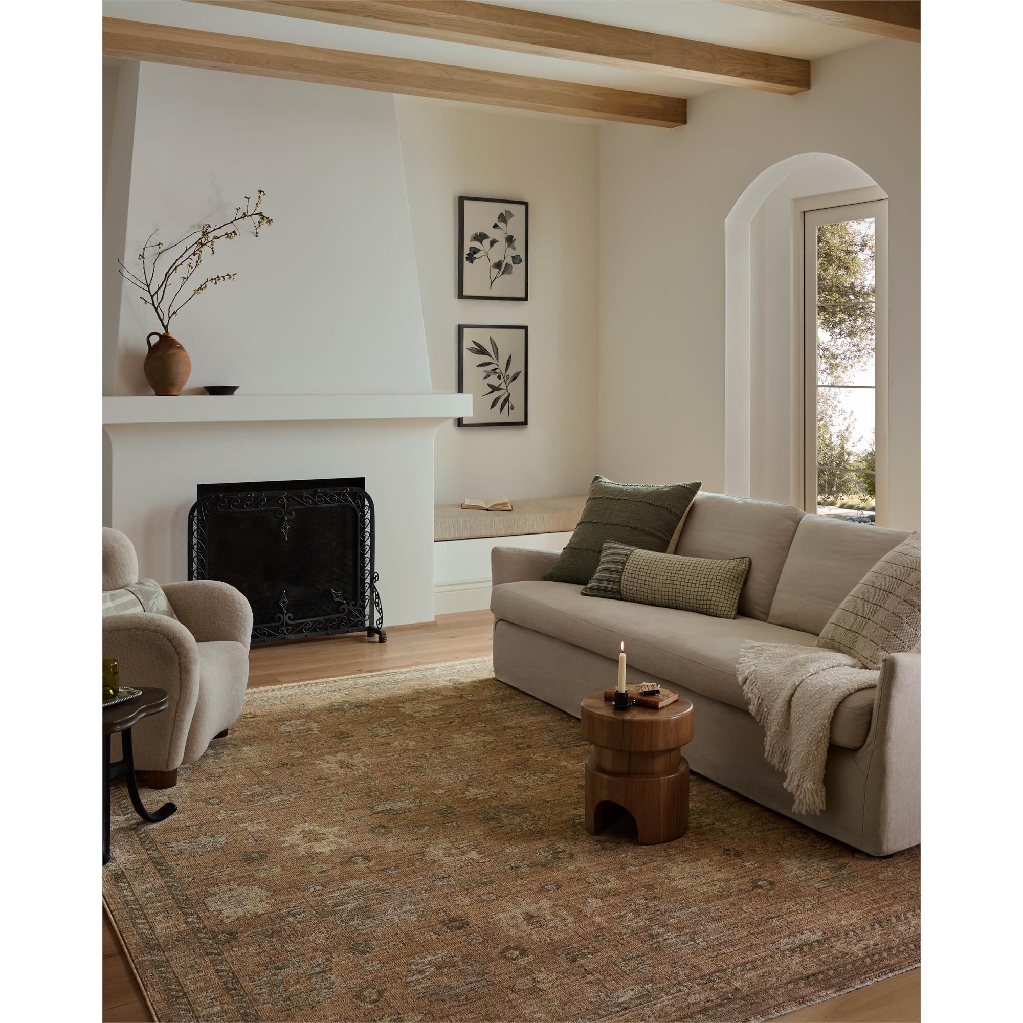 Priscilla Power Woven Area Rug,