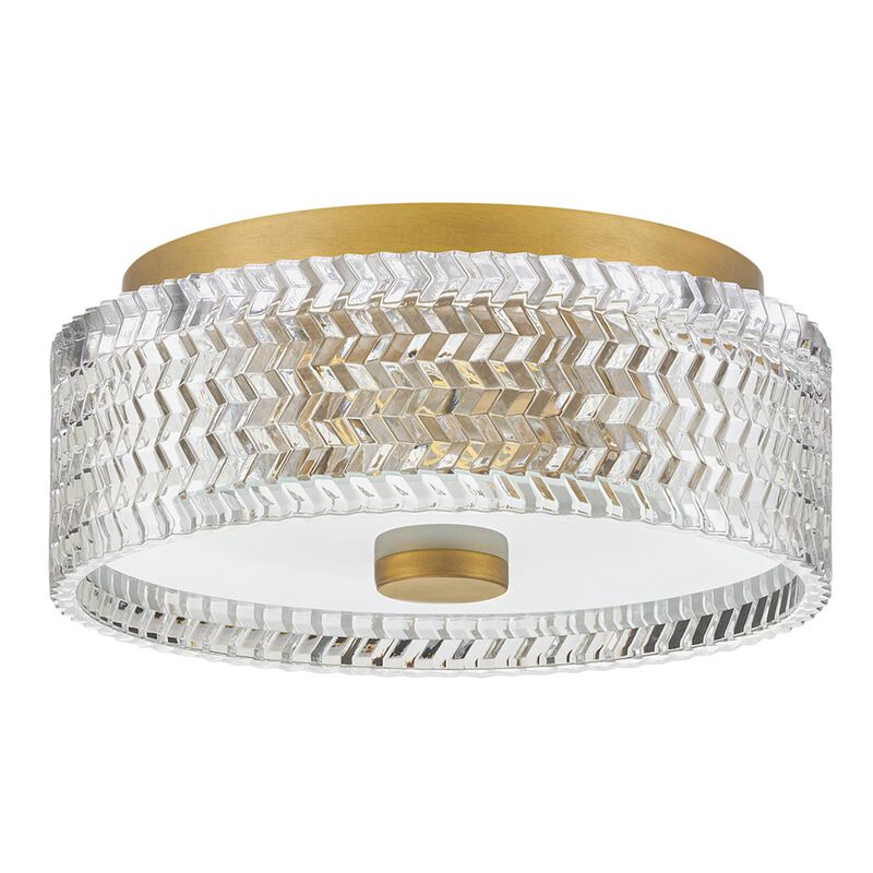 Elle 12 Inch 2 Light Flush Mount by Hinkley