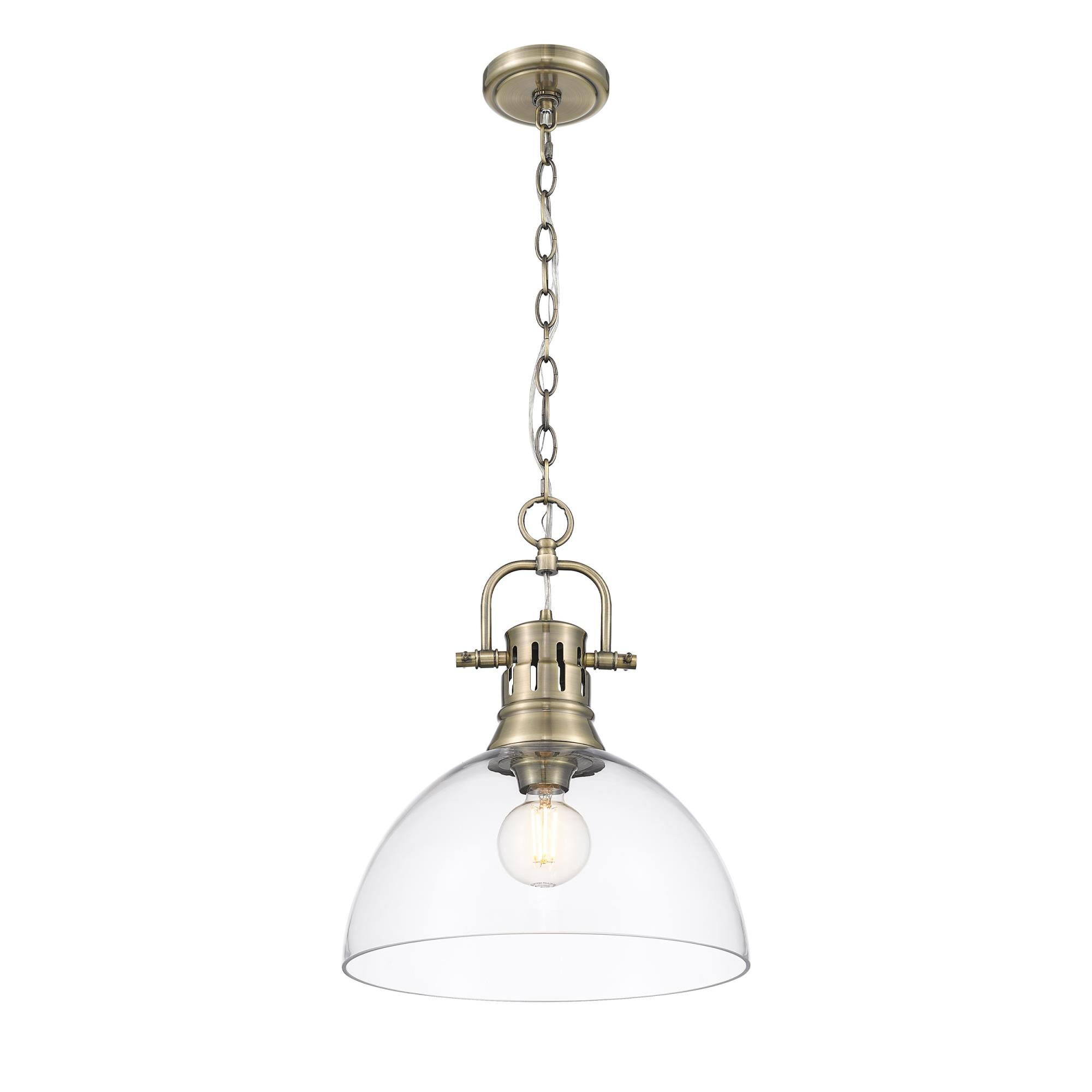 Duncan 14 Inch Large Pendant by Golden Lighting