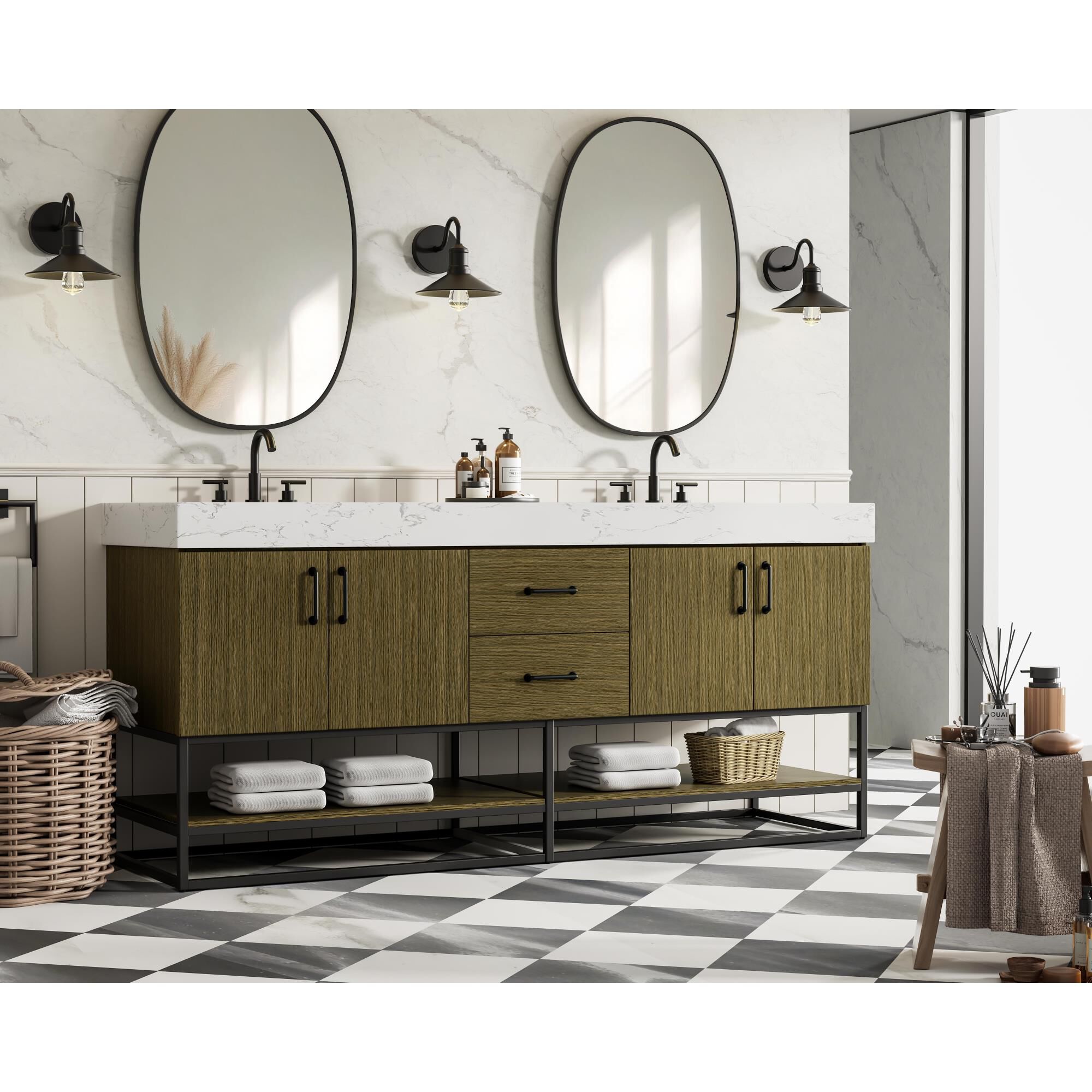 Shown in Chestnut Brown finish