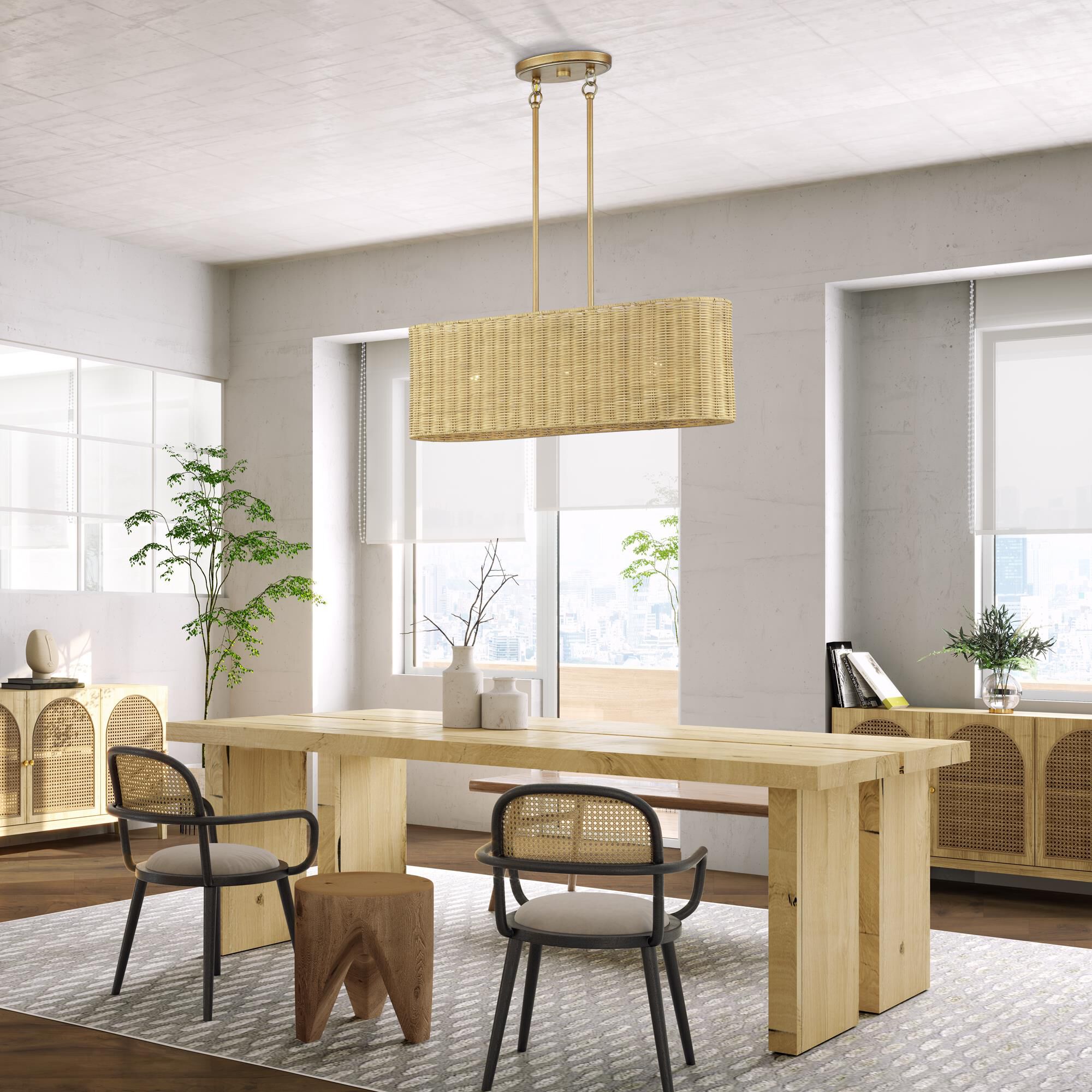 Weavington 30 Inch Linear Suspension Light by Livex Lighting