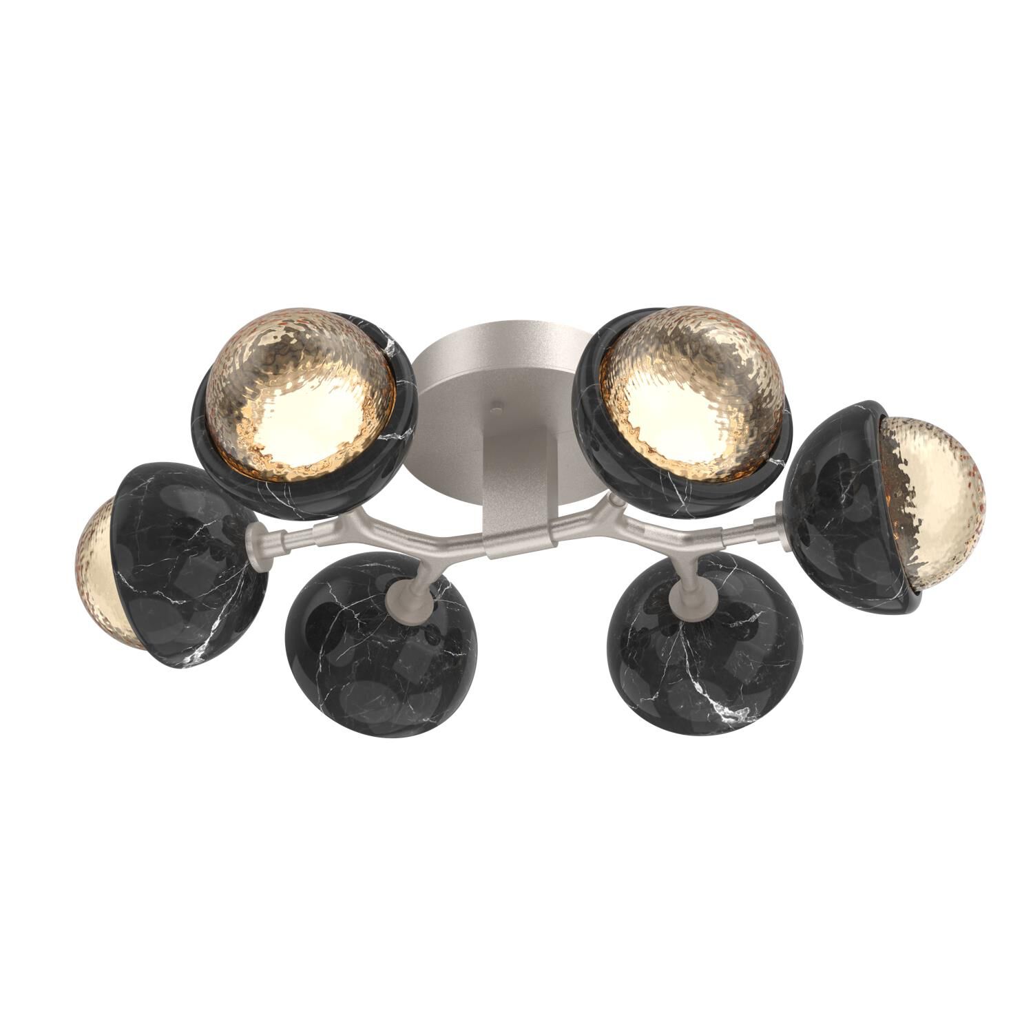 Levi Wilson Cabochon 27 Inch Flush Mount by Hammerton Studio