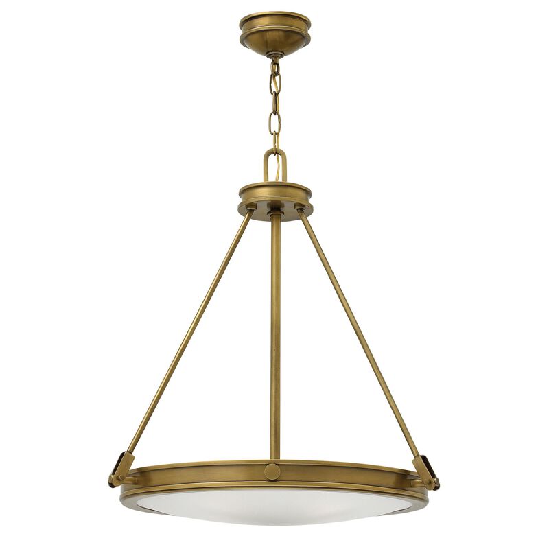 Collier Medium Pendant Light by Hinkley