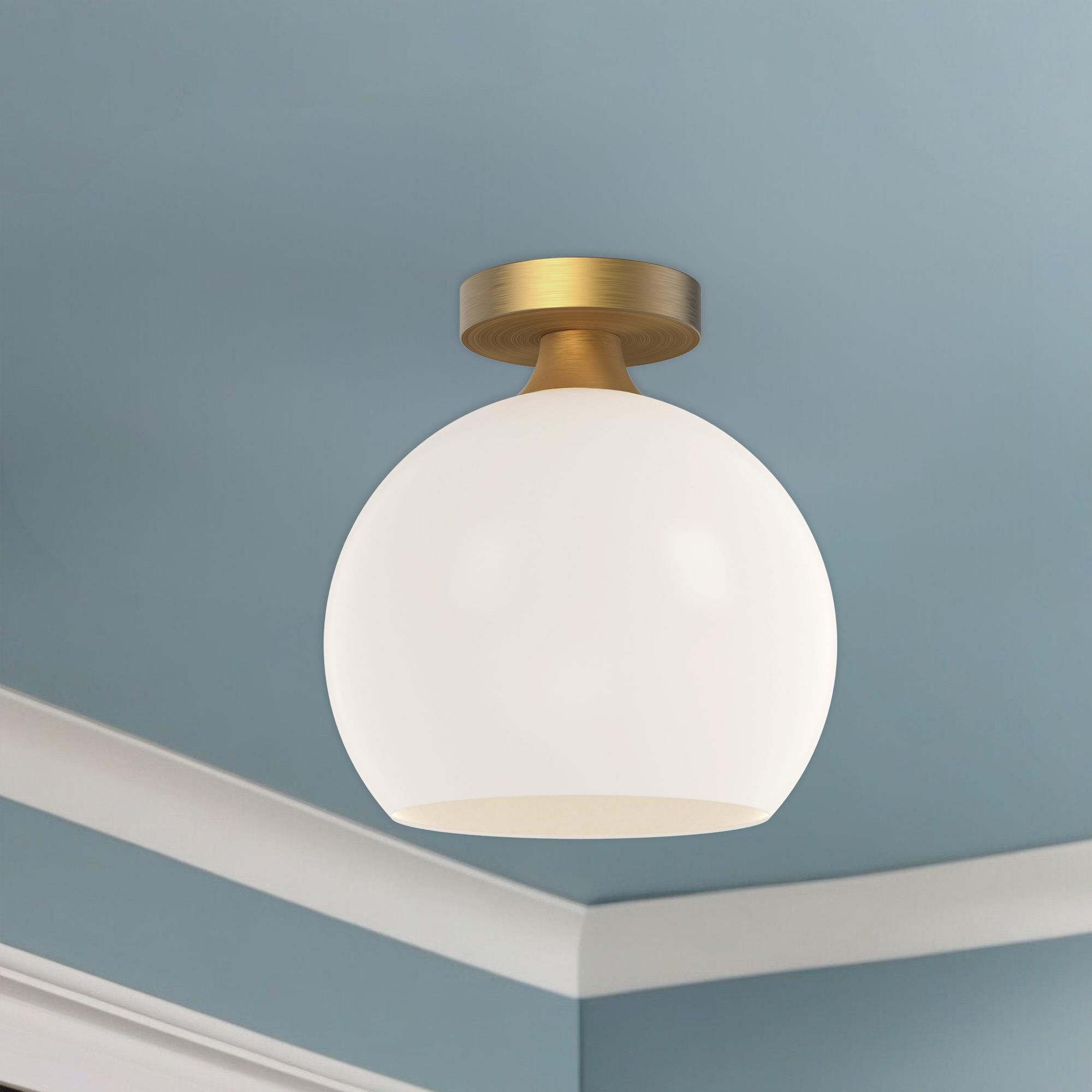 Castilla 1 Light Flush Mount by Alora Mood