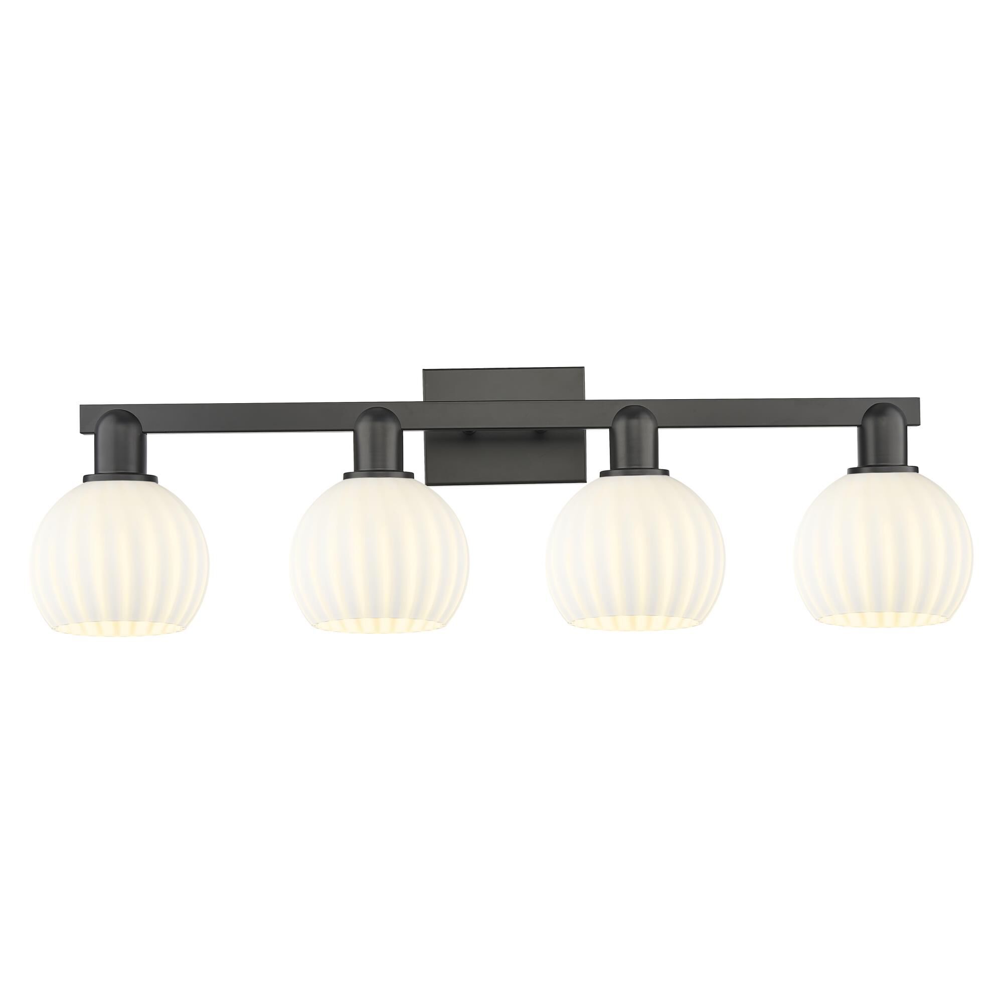 Bruno Marashlian White Venetian 33 Inch Bath Vanity Light by Innovations Lighting