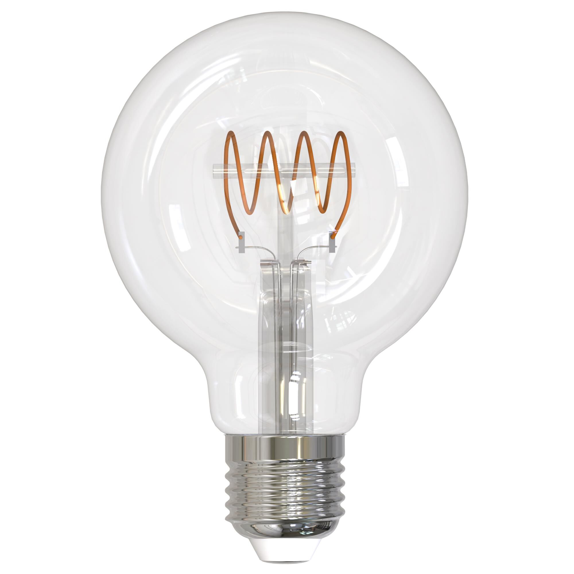Dimmable 4.5 Watt 2100K G25 LED Light Bulb by Bulbrite