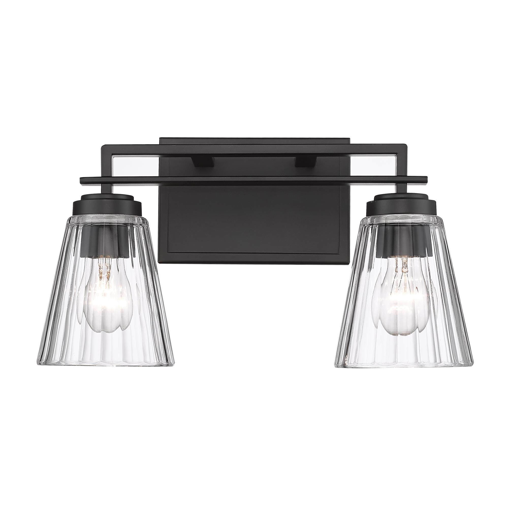 Shown in Chrome finish and Clear glass