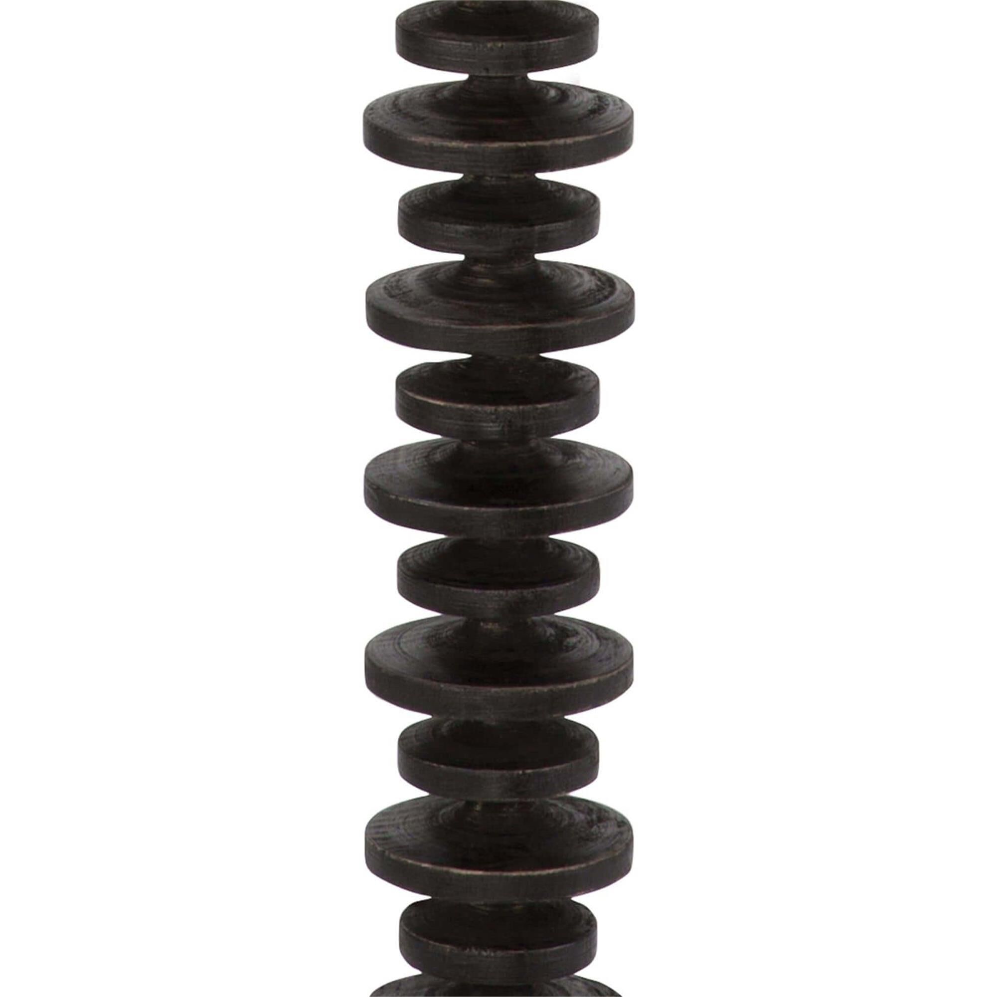 Shown in Ebony finish and Linen shade