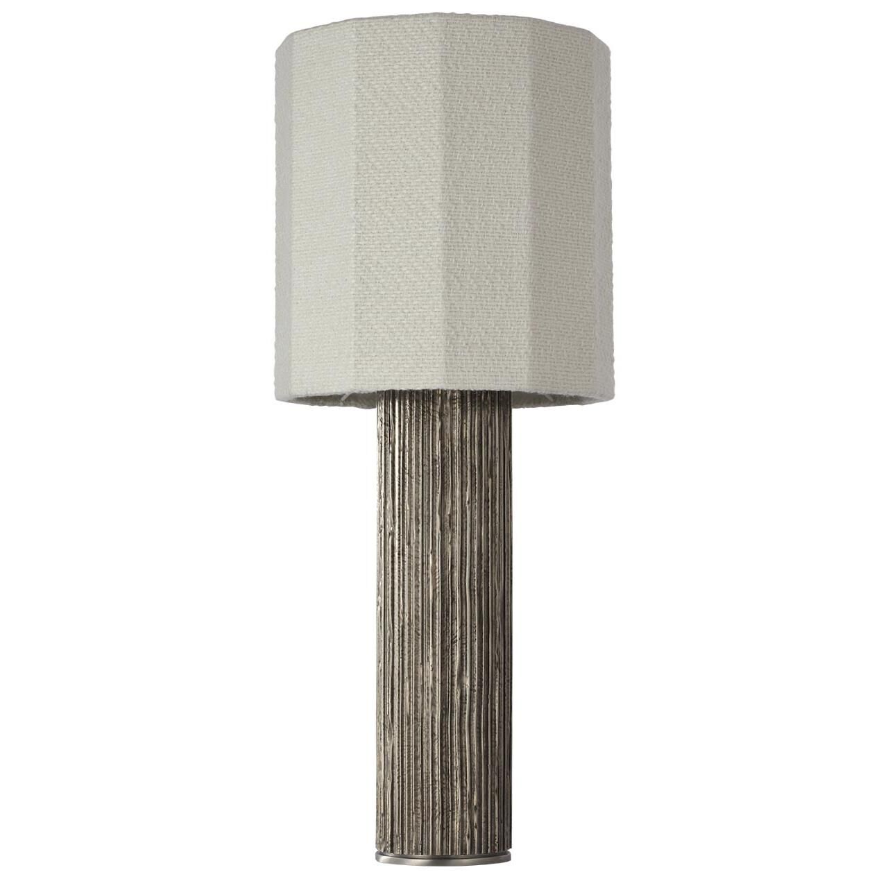 Shown in Ridged Graphite finish and Decorative Boucle shade