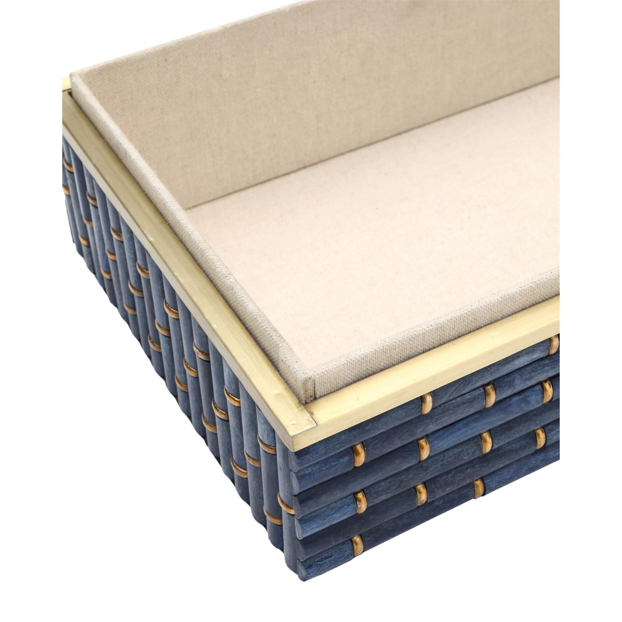 Midnight Bamboo Accent Box Set of 2,
