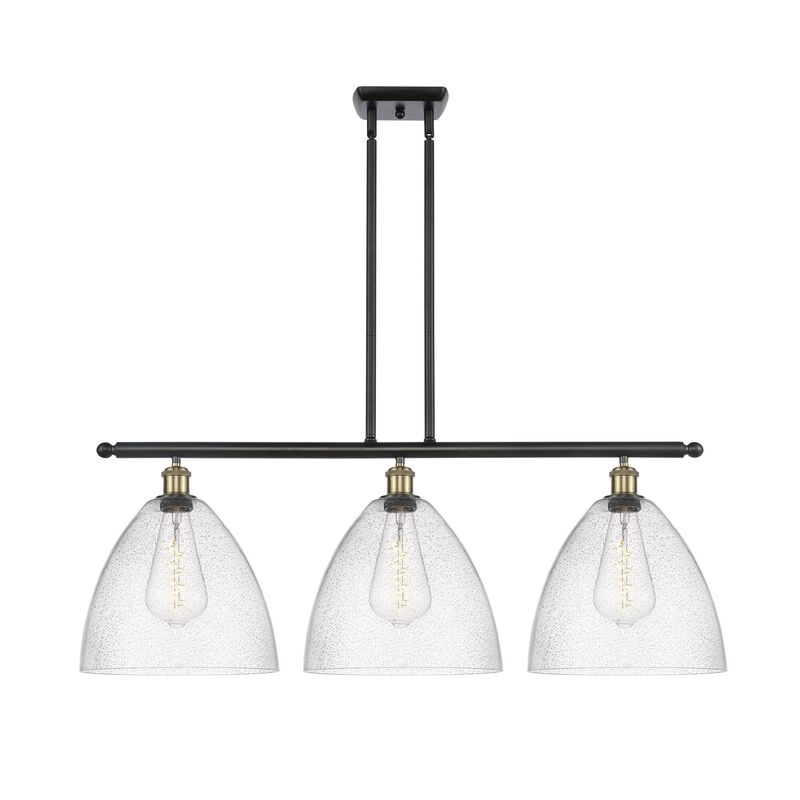 Bruno Marashlian Ballston Dome 38 Inch 3 Light Linear Suspension Light by Innovations Lighting
