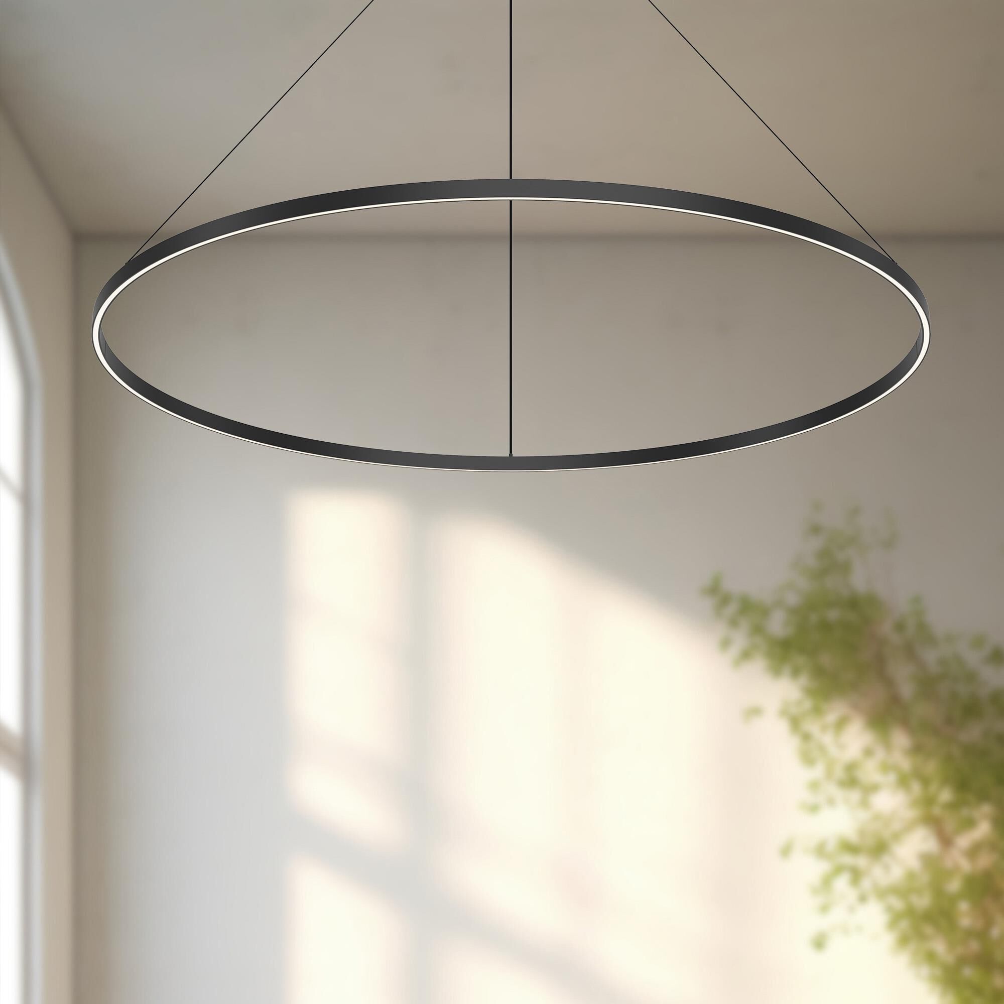 Cerchio 59 Inch Large Pendant by Kuzco Lighting