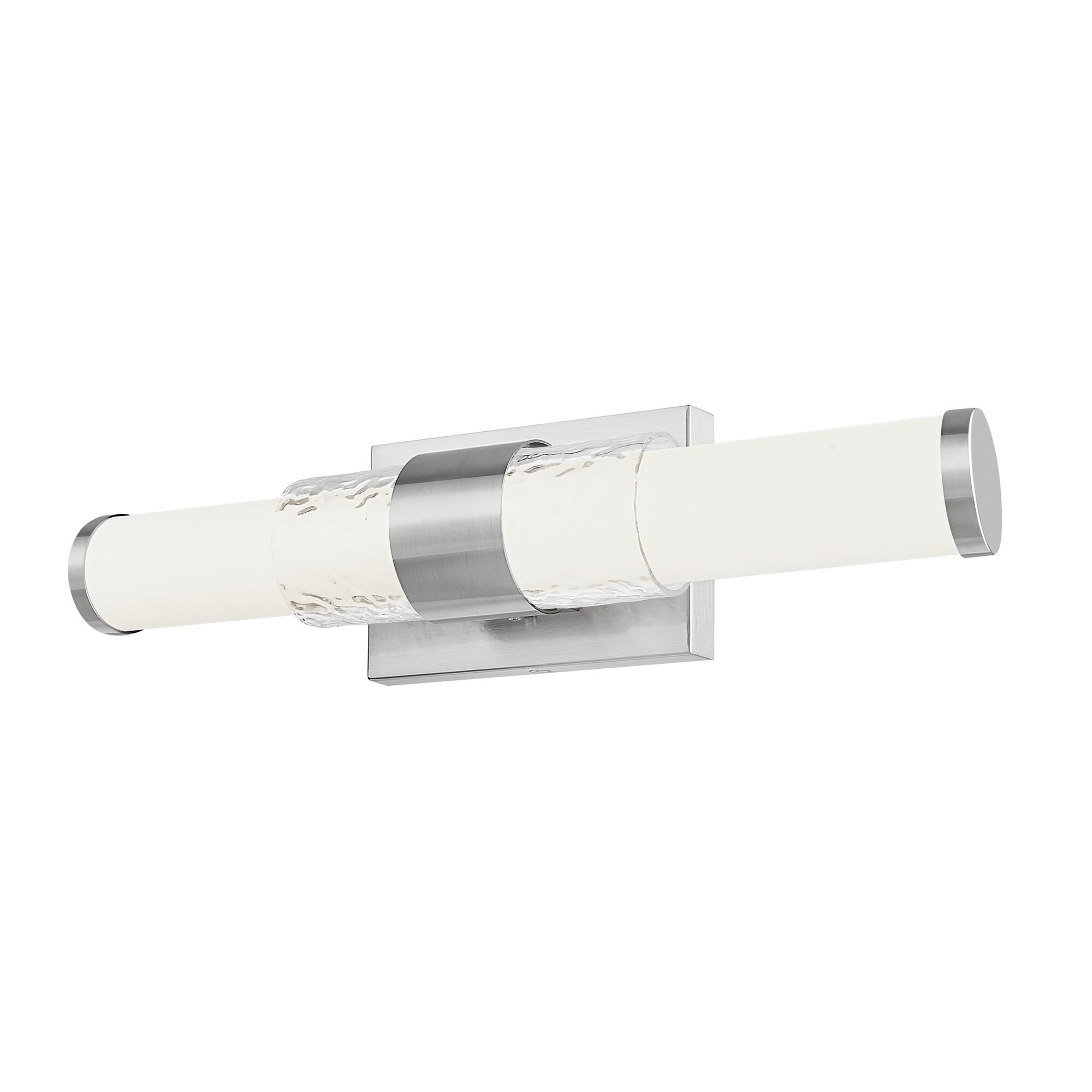 Shown in Brushed Nickel finish and Matte Opal glass and Matte Opal shade