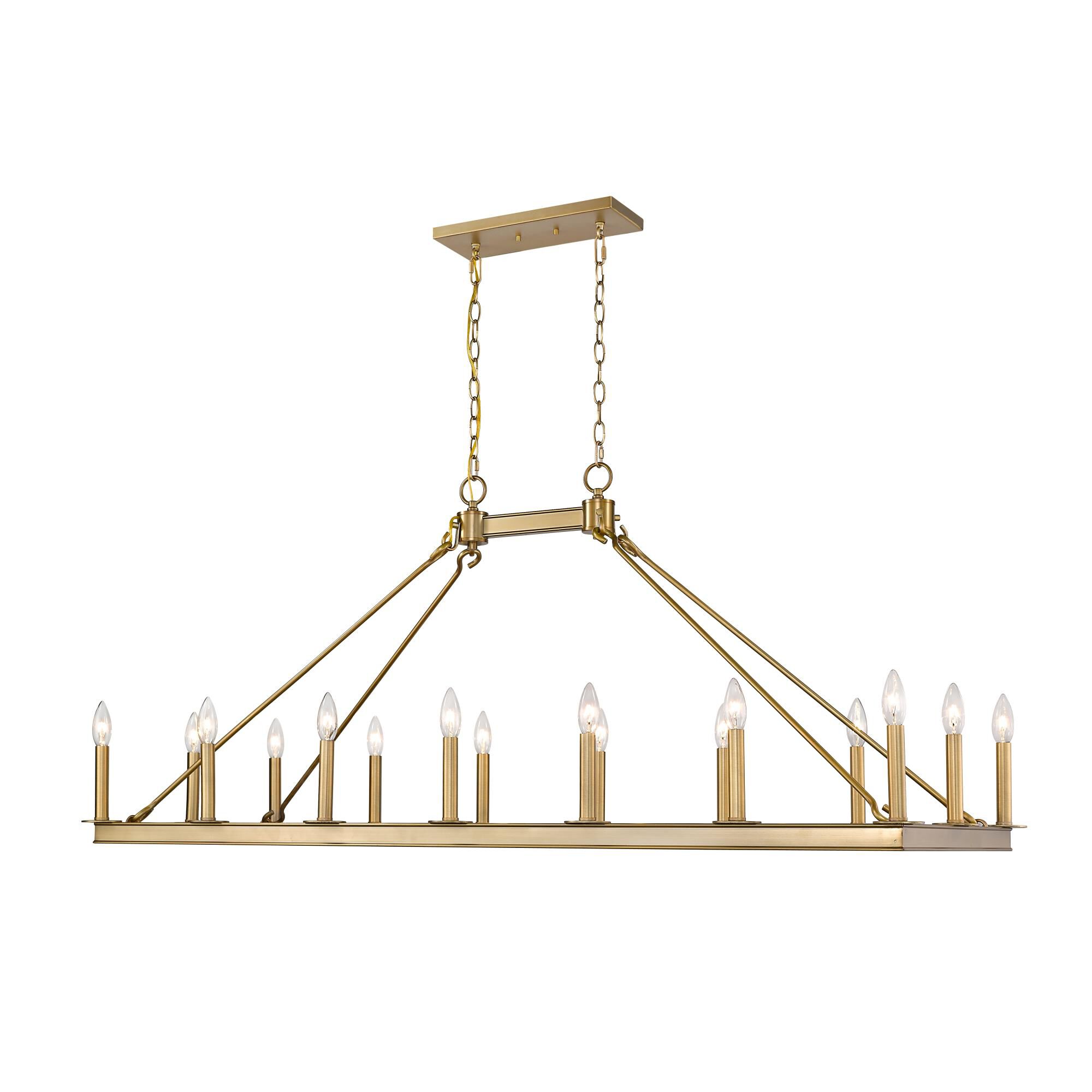 Shown in Olde Brass finish and --- glass and --- shade