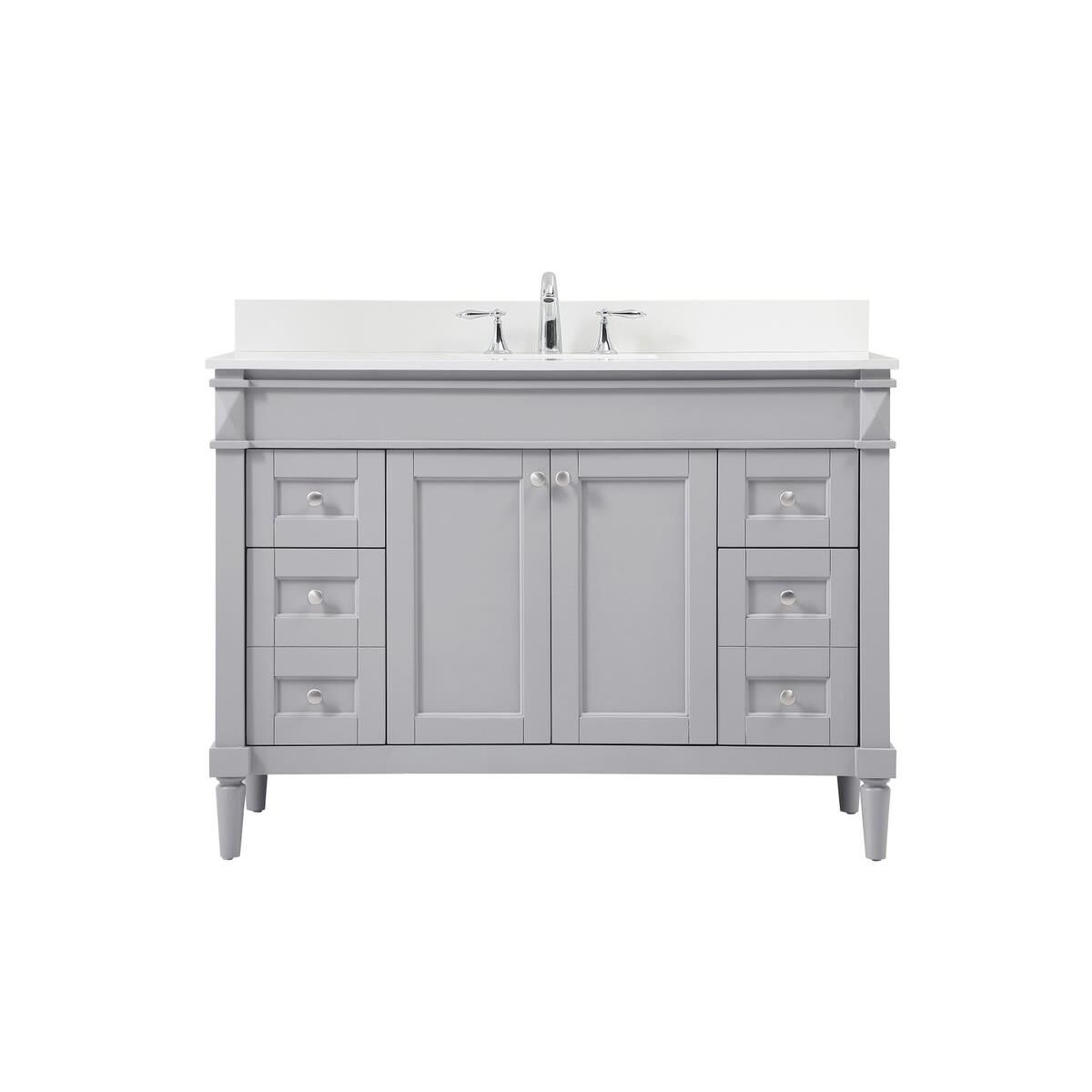 Shown in Grey finish