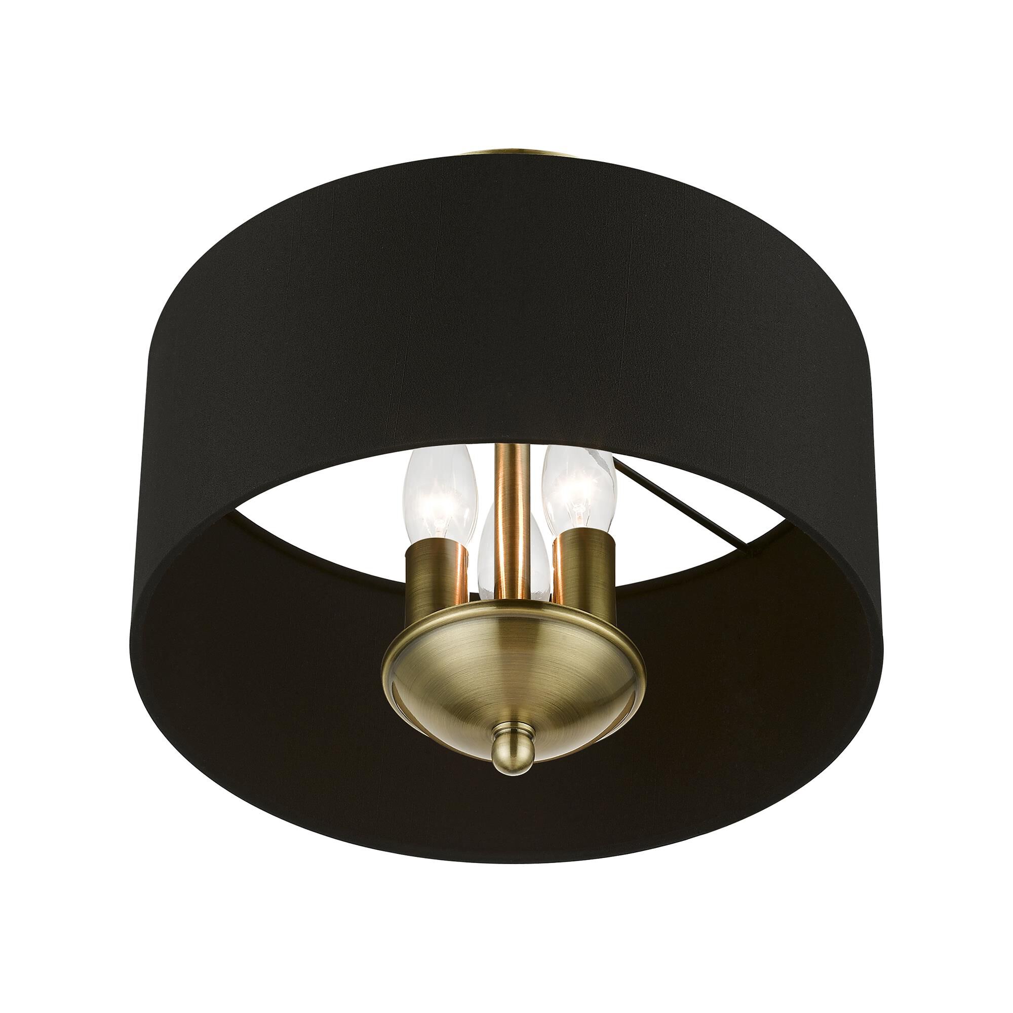 Huntington 3 Light Semi Flush Mount by Livex Lighting