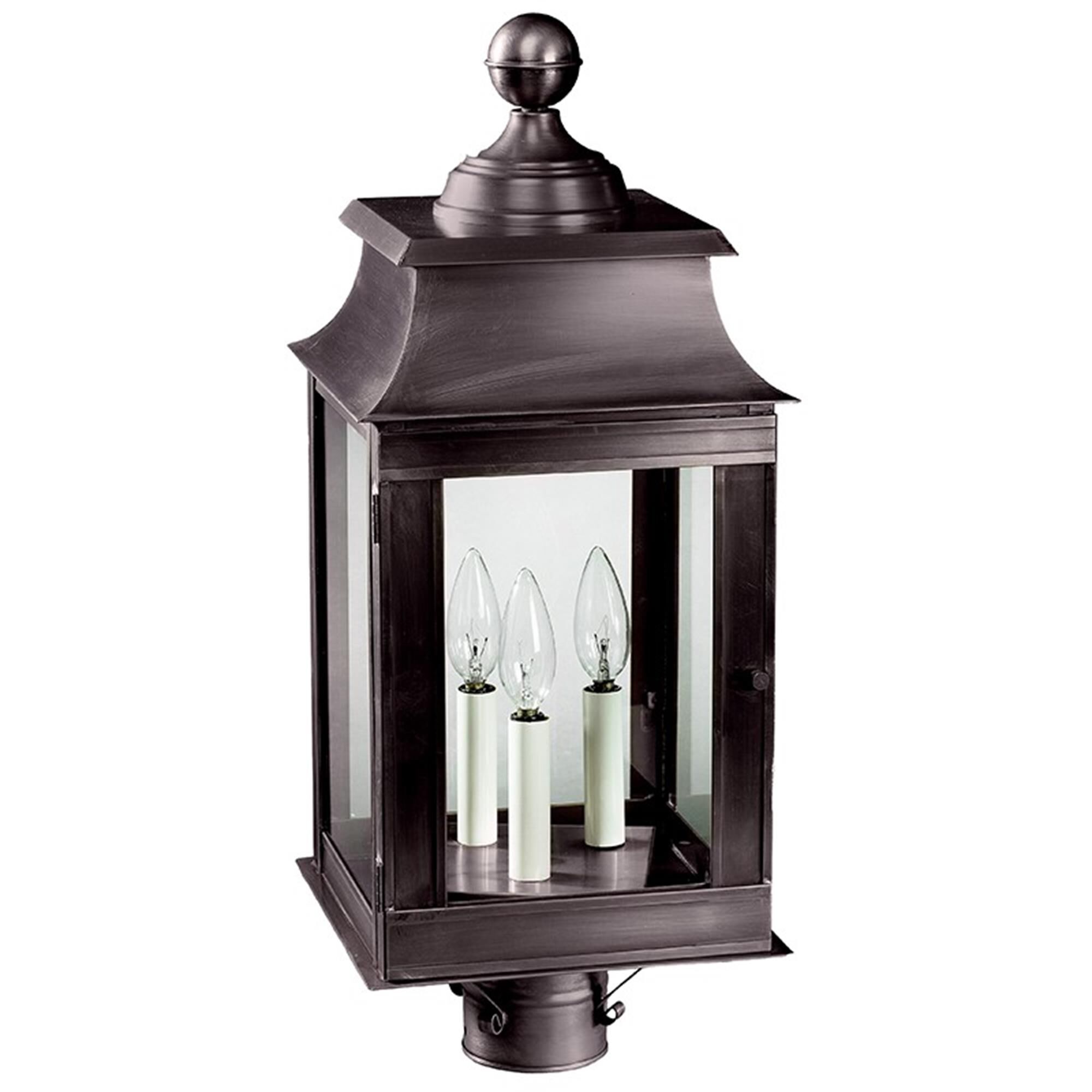 Concord 23 Inch 3 Light Outdoor Post Lamp,