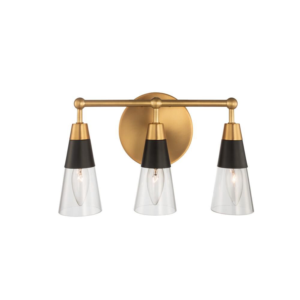 Ponti 14 Inch 3 Light Bath Vanity Light by Kalco Lighting
