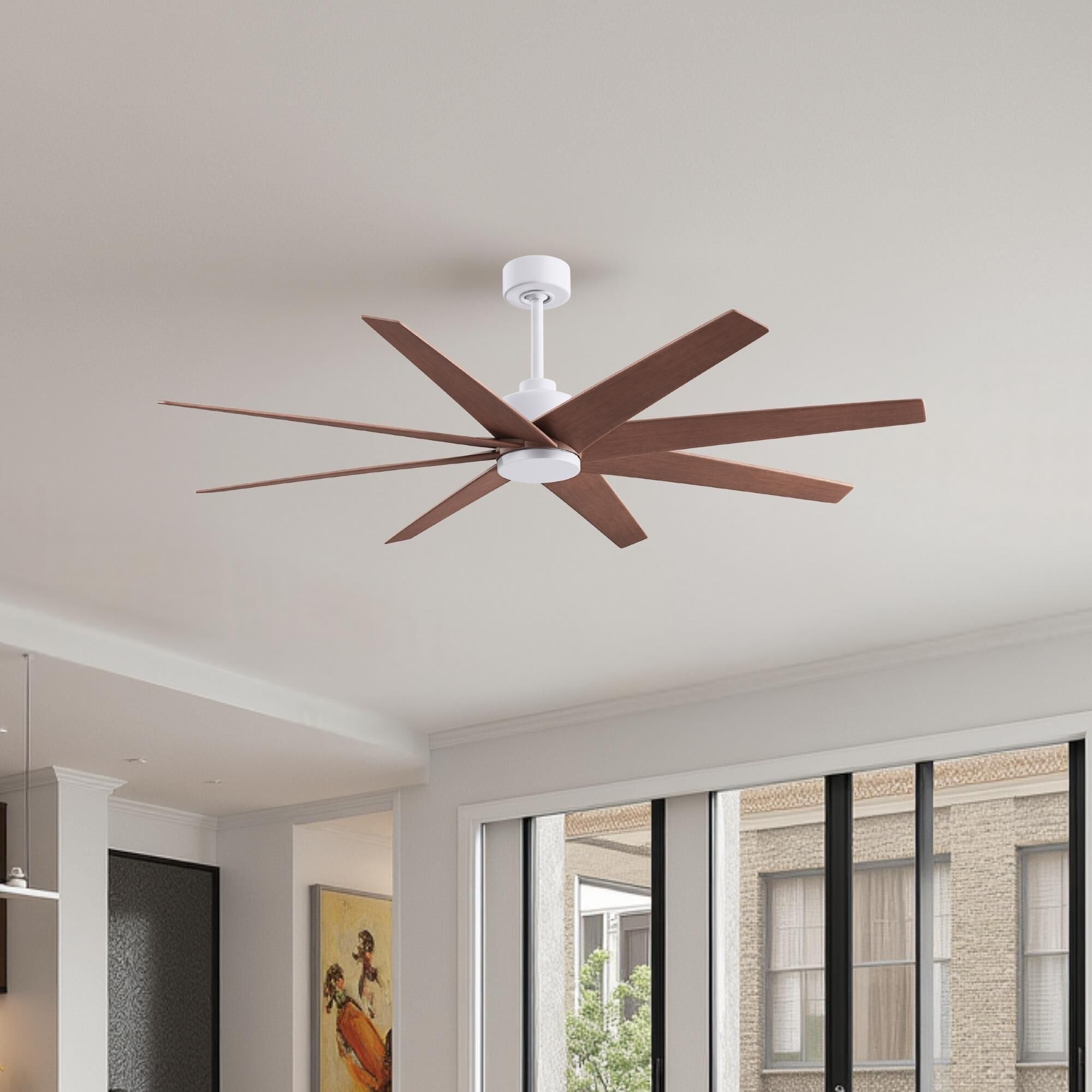 Ariella 64 Inch Ceiling Fan with Light Kit by Matthews Fan Company