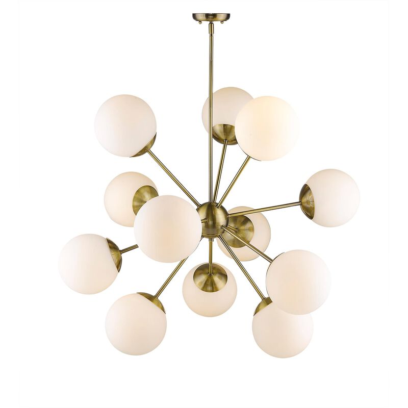 Solea 40 Inch 12 Light Chandelier by Trend Lighting