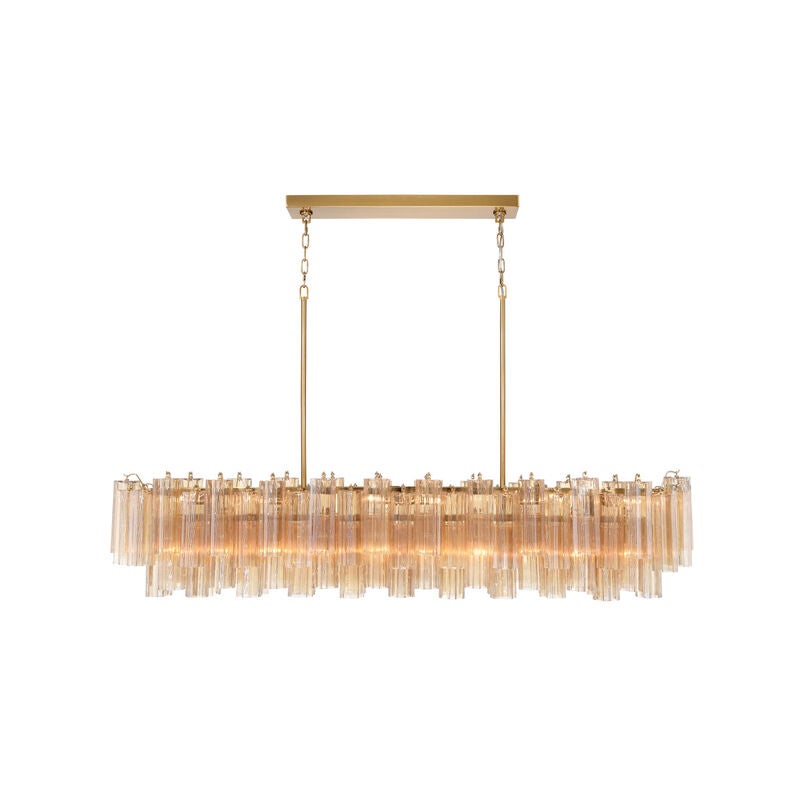 Addis Large Linear Chandelier by Crystorama