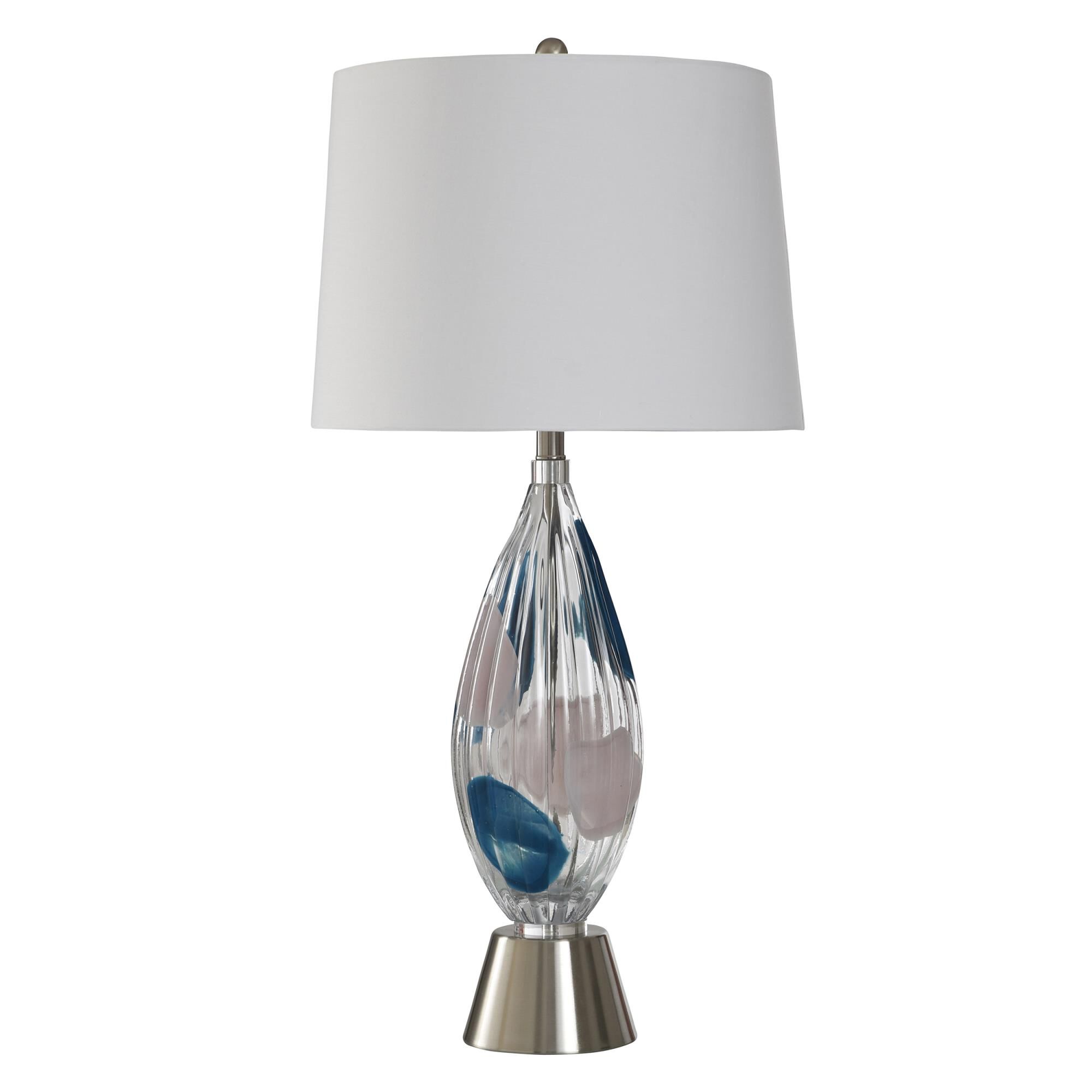 Shown in Clear finish and White shade