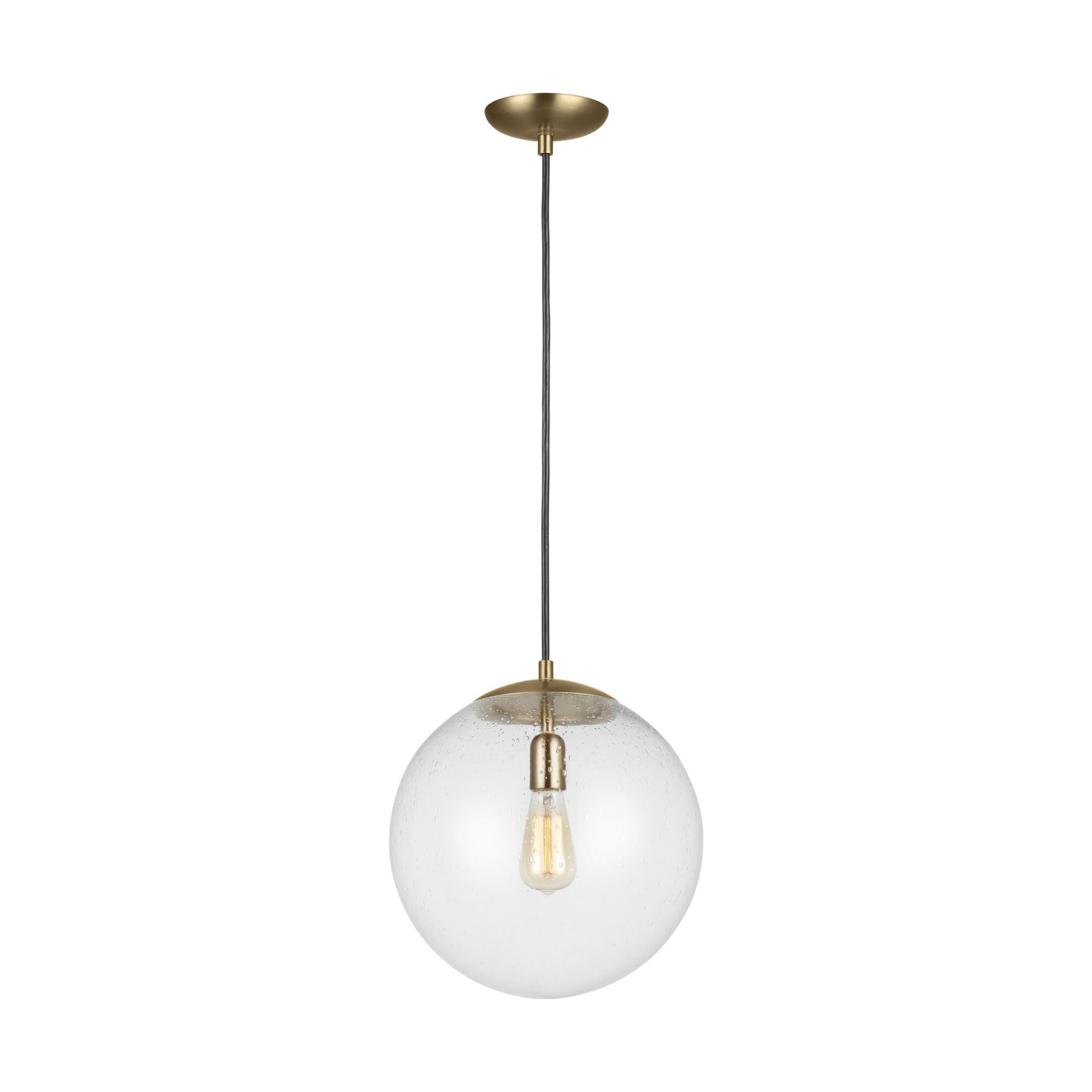 Shown in Satin Bronze finish and Clear Seeded glass